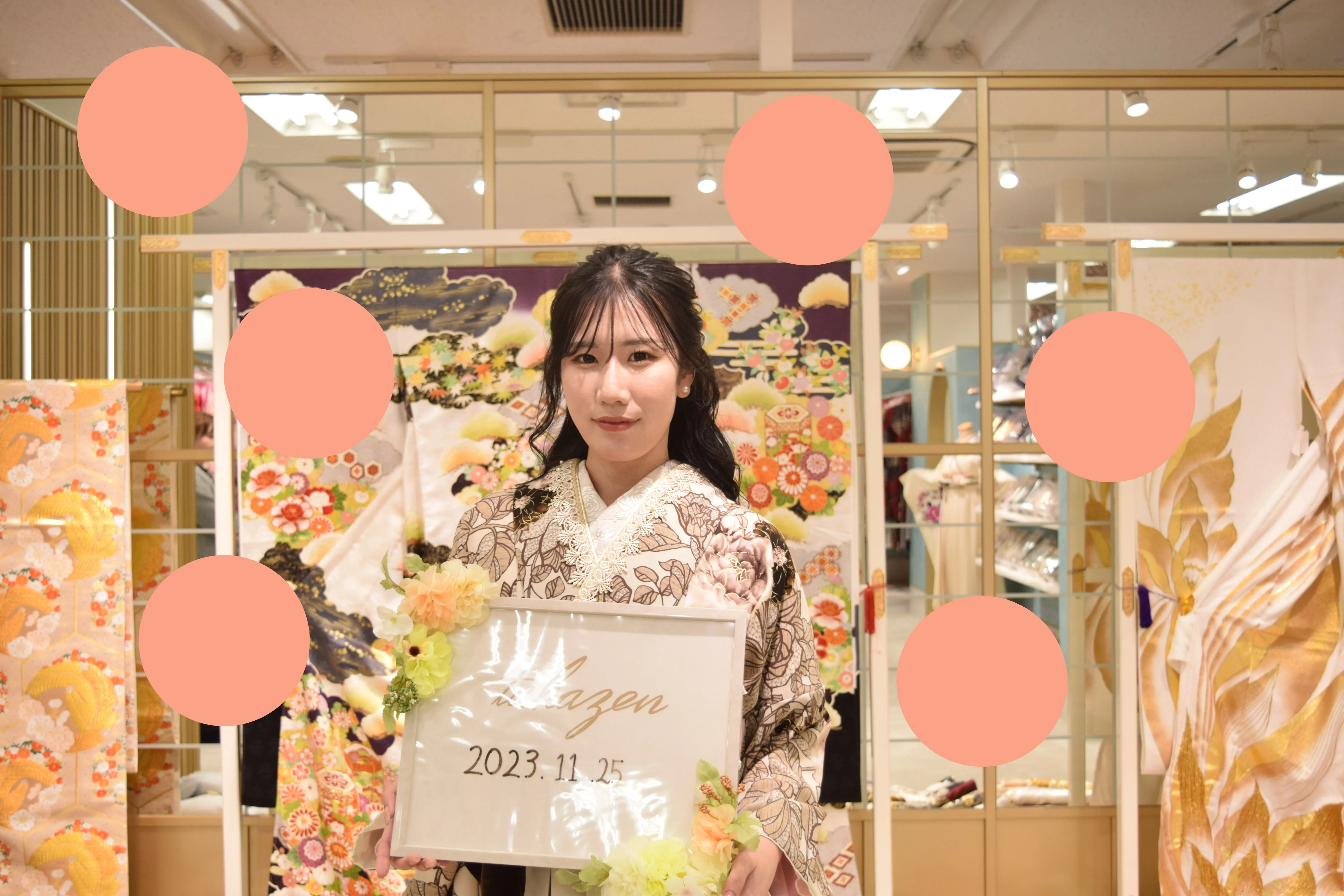 前撮り　袴　撮影会　くすみ