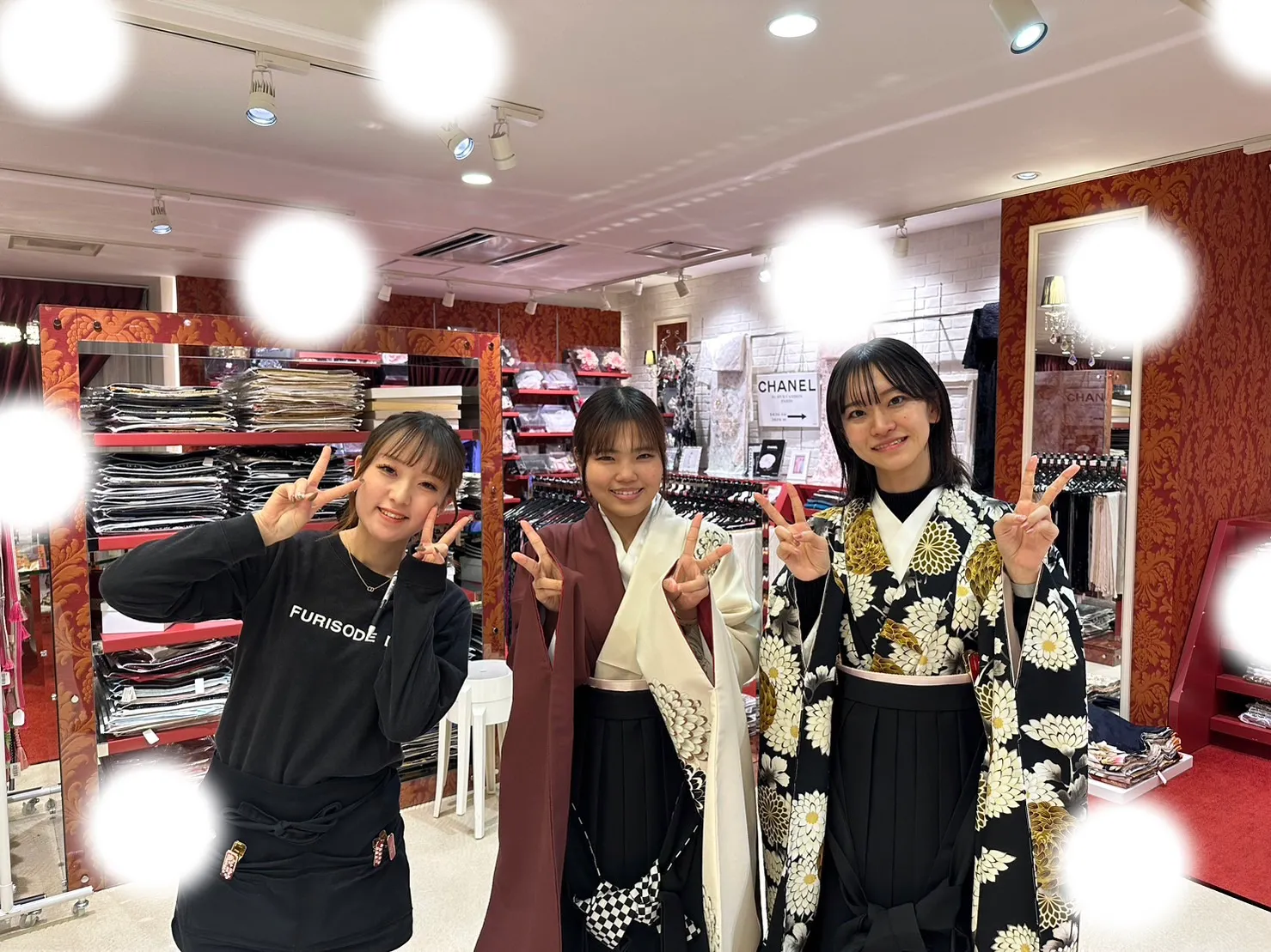 【TAKAZEN大阪梅田本店】♡15日　お友達同士の袴姫ちゃん♡
