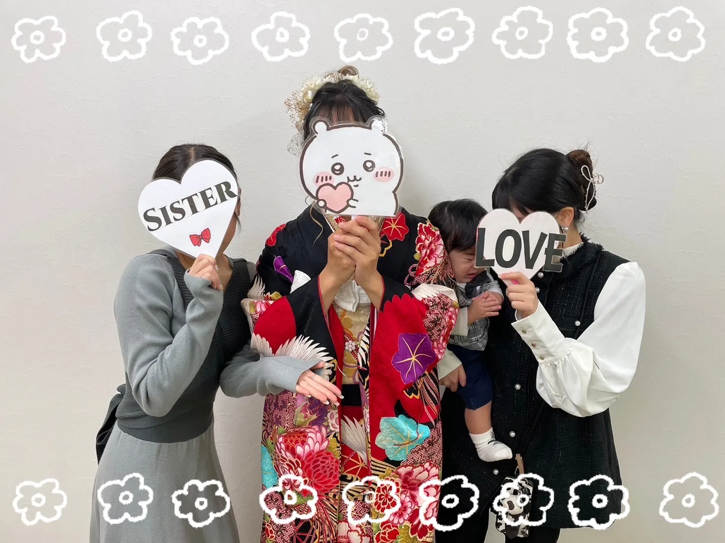 振袖　レンタル　奈良　前撮り撮影会　かわいい　赤　古典