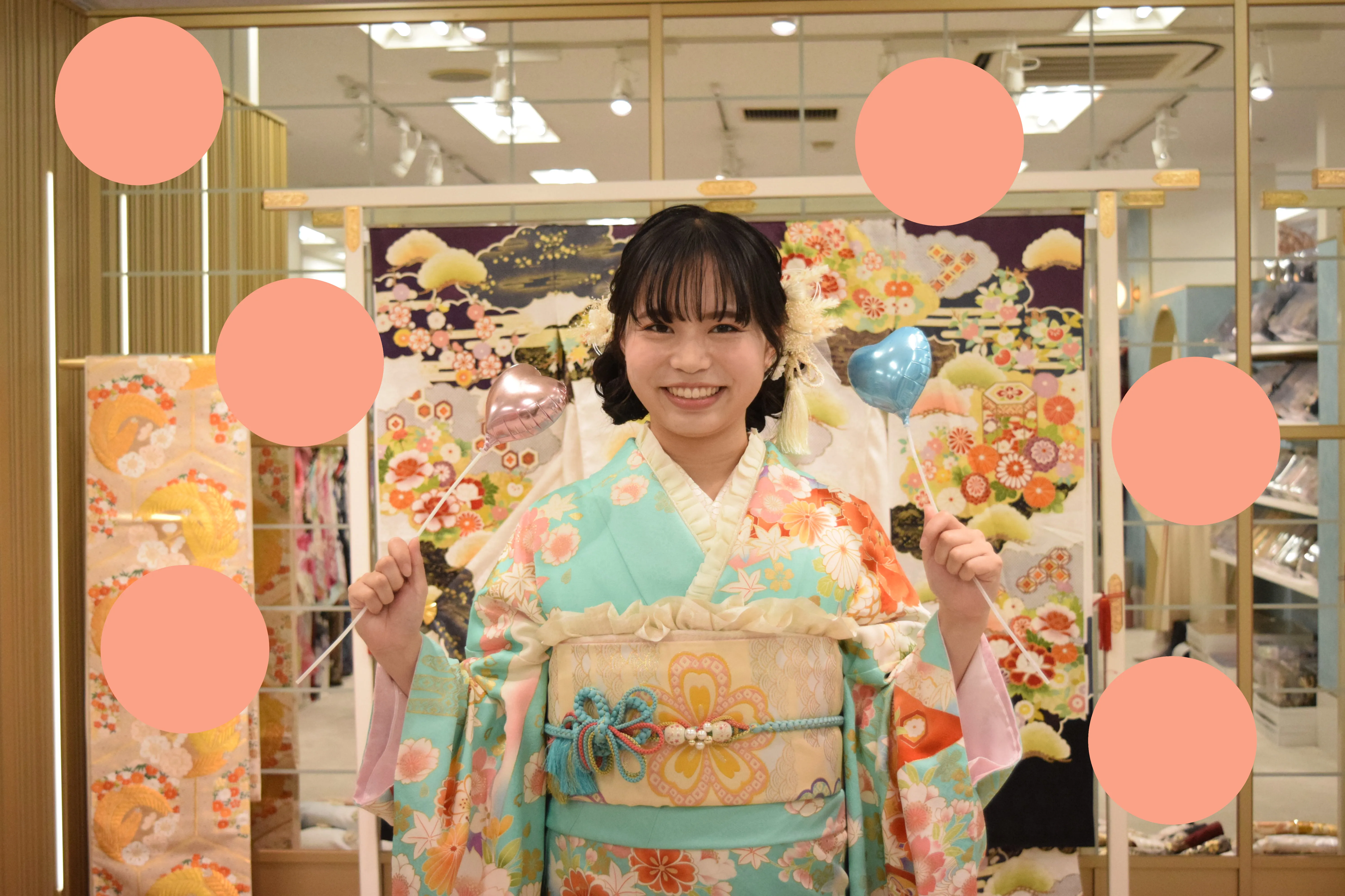 前撮り　振袖　撮影会　古典　かわいい
