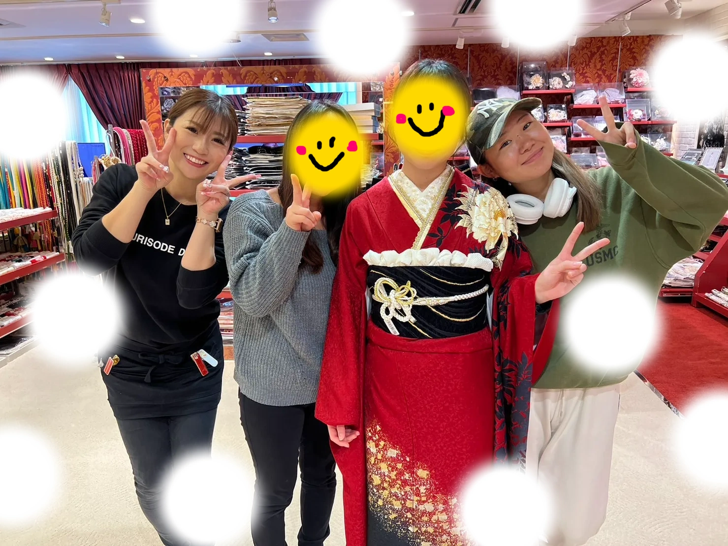 成人式　卒業式　TAKAZEN 袴レンタル　かっこいい　赤色