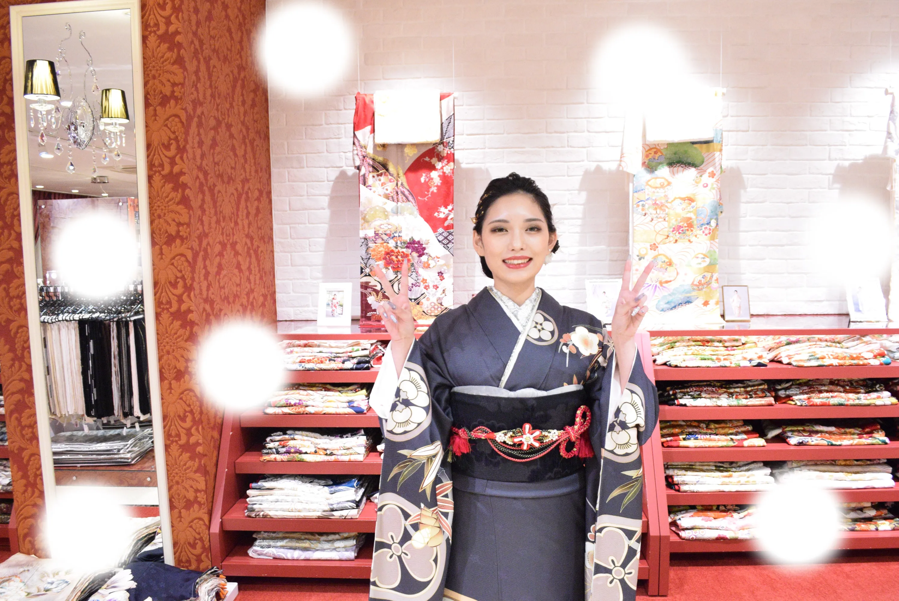 袴レンタル　振祖レンタル　くすみ　キラキラ　かわいい　梅田　大阪　安い　イマドキ　古典　くすみカラー　前撮り　ペット可