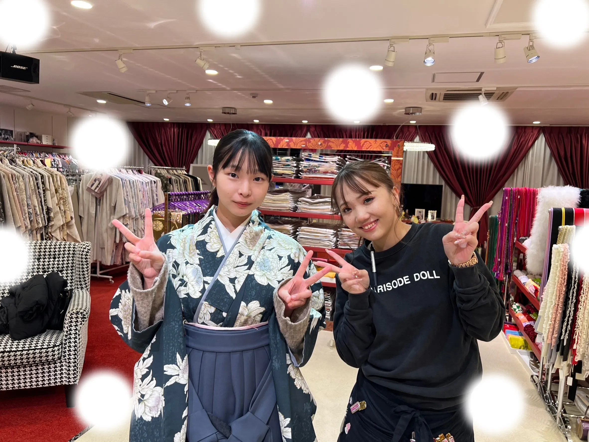 袴レンタル　振袖レンタル　くすみ　キラキラ　かわいい　梅田　大阪　安い　イマドキ　古典　くすみカラー　前撮り　ヴィンテージ　渋い