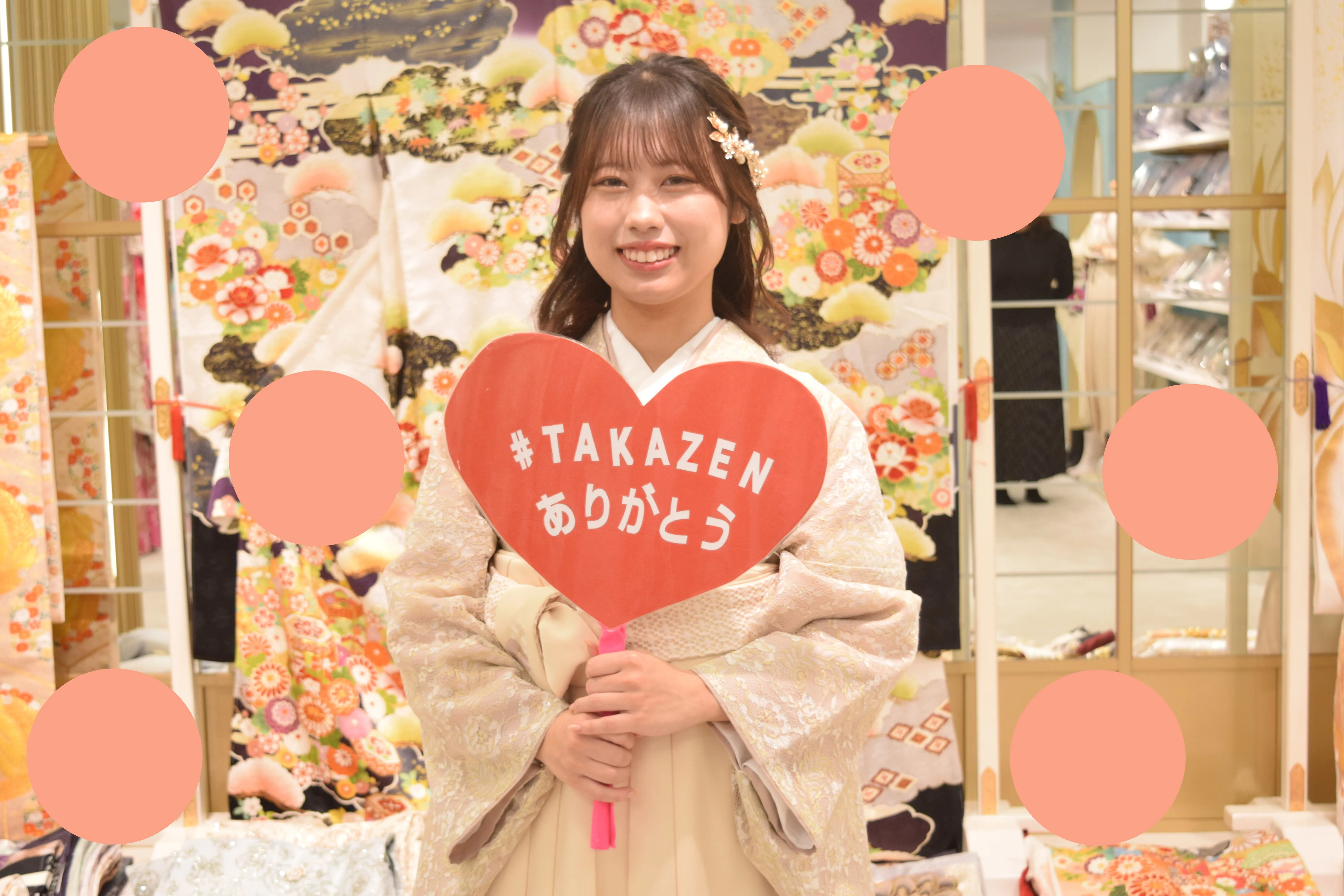 前撮り　袴　可愛い　くすみ系　大阪