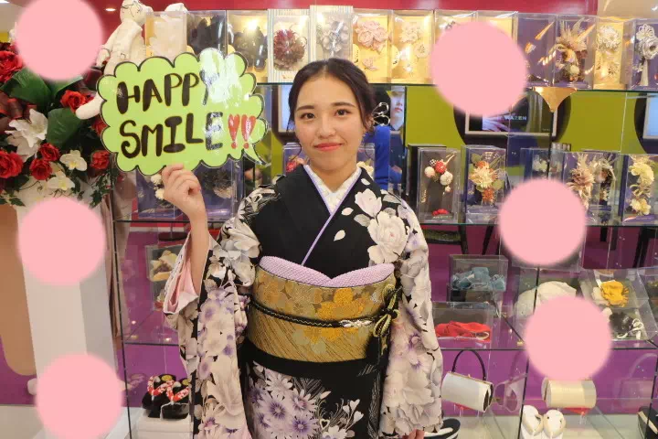 TAKAZEN神戸店　前撮り撮影会　イマドキ　カワイイ　コディネート　振袖　レンタル　袴　