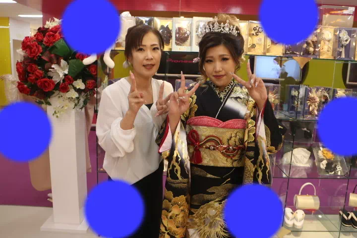TAKAZEN神戸店　前撮り撮影会　イマドキ　カワイイ　コディネート　振袖　レンタル　袴　