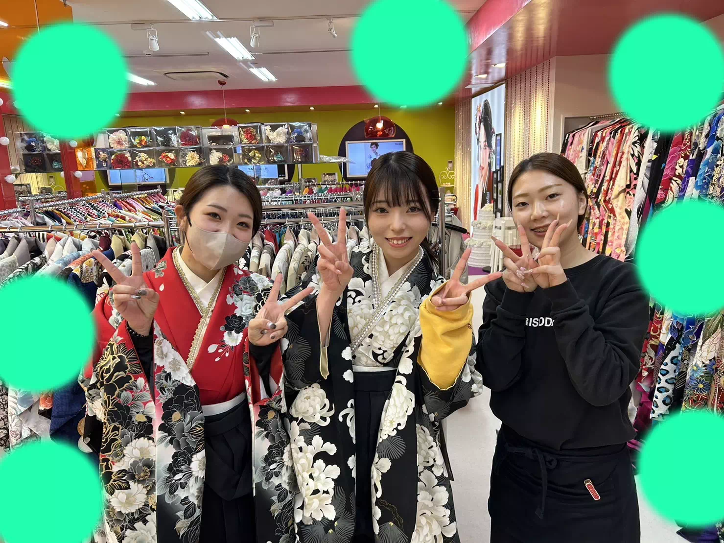 TAKAZEN神戸店　モード　かわいい　かっこいい　おしゃれ　卒業式袴　間に合う　