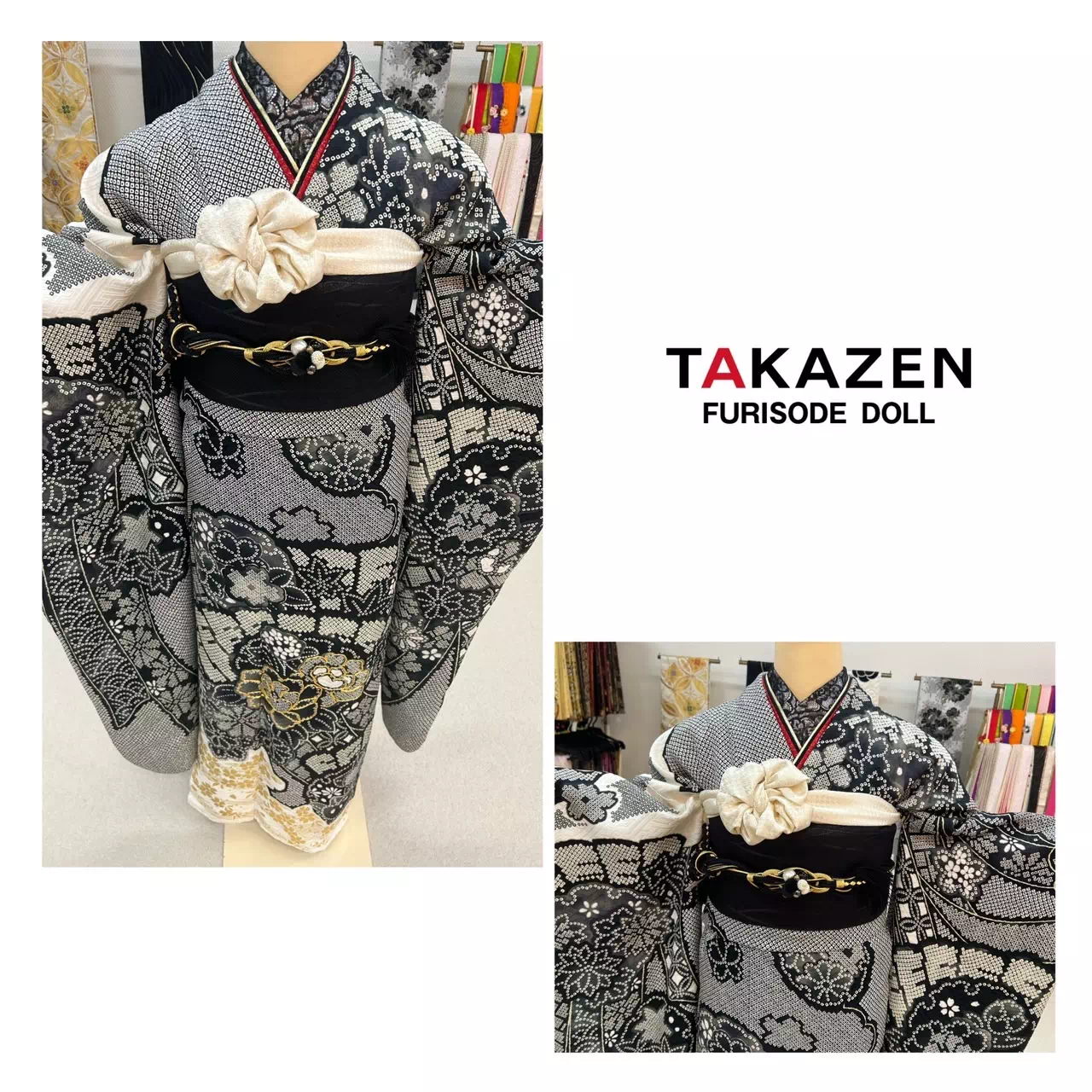 TAKAZEN神戸店　前撮り撮影会　イマドキ　カワイイ　コディネート　振袖　レンタル　袴　