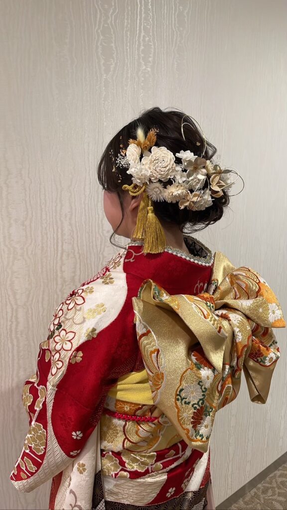 成人式　前撮り　梅田　袴　くすみカラー　かわいい　イマドキ　淡色　古典　タカゼン　撮影