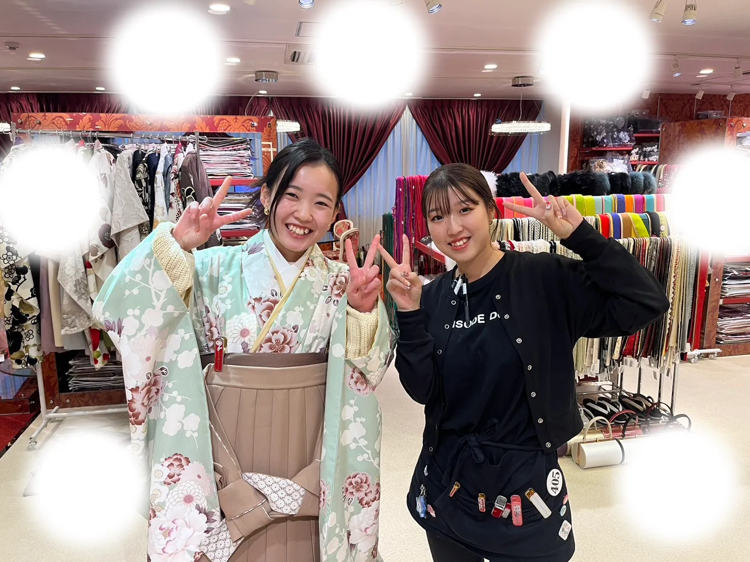袴レンタル　振袖レンタル　くすみ　キラキラ　かわいい　梅田　大阪　安い　イマドキ　古典　くすみカラー　前撮り　ヴィンテージ　渋い