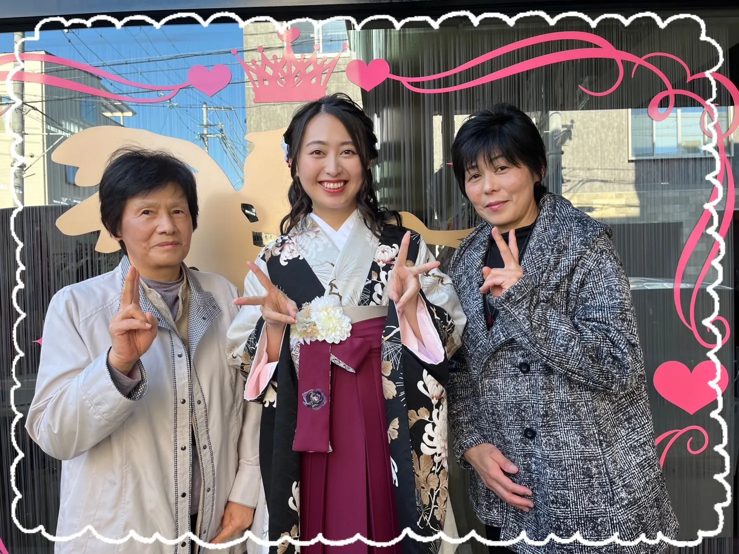 振袖　レンタル　奈良　前撮り撮影会　かわいい　赤　古典