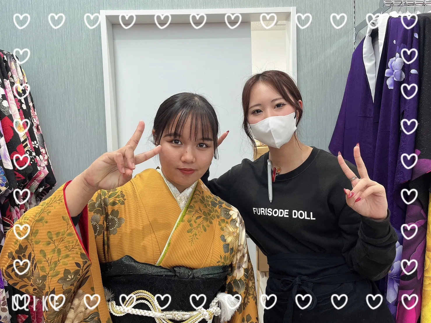 振袖レンタル　奈良　橿原　かわいい　おしゃれ　個性派　かわいい　かっこいい　人気からし色