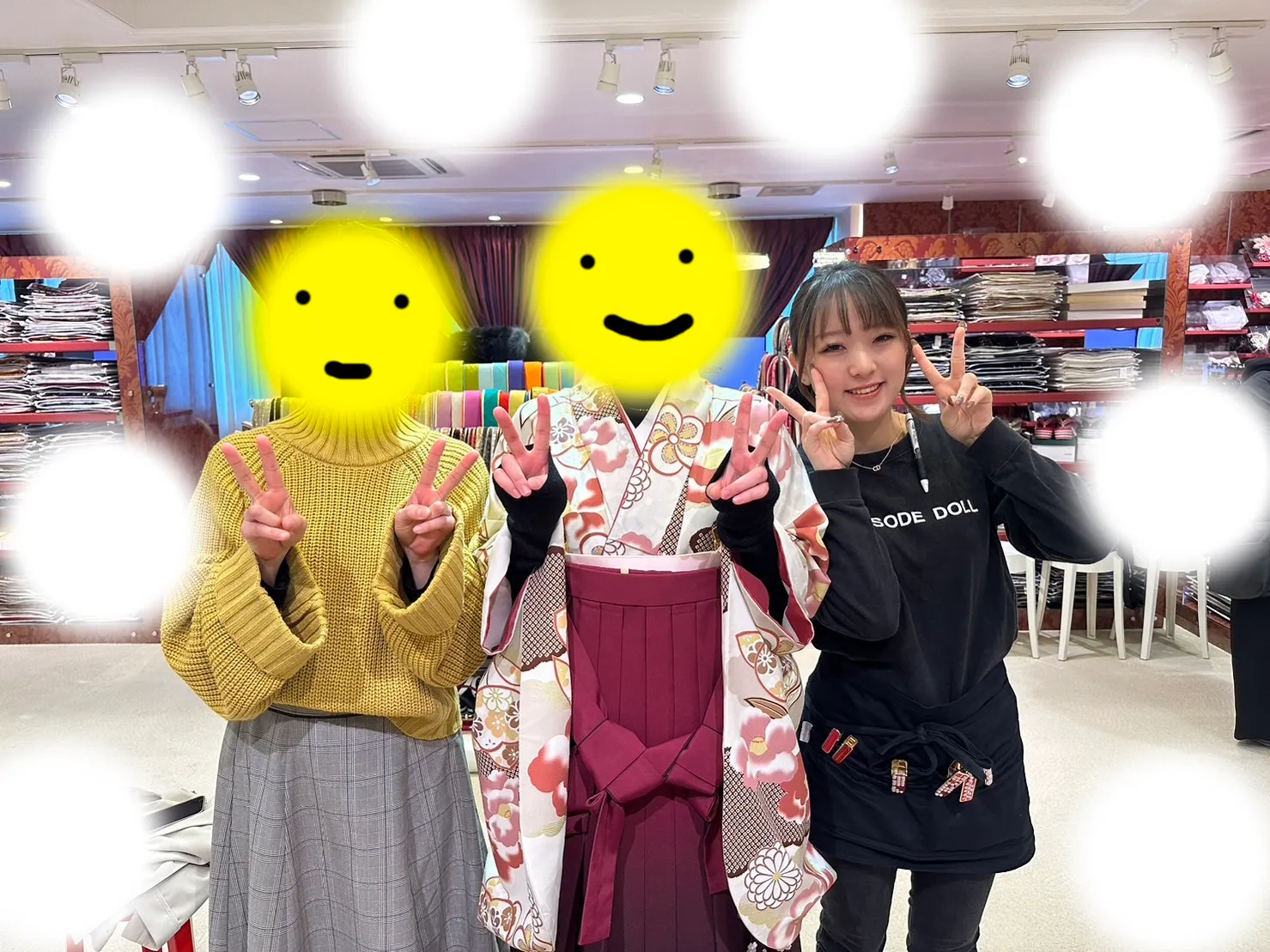 袴レンタル　振袖レンタル　くすみ　キラキラ　かわいい　梅田　大阪　安い　イマドキ　古典　くすみカラー　前撮り　ヴィンテージ　渋い