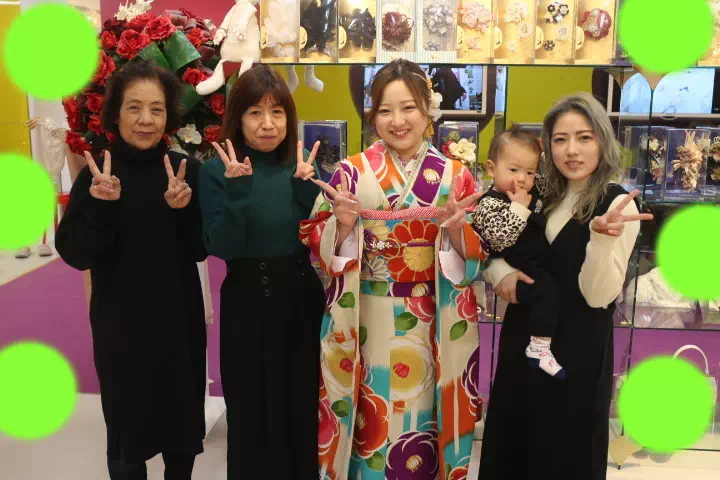 TAKAZEN神戸店　前撮り撮影会　イマドキ　カワイイ　コディネート　振袖　レンタル　袴　