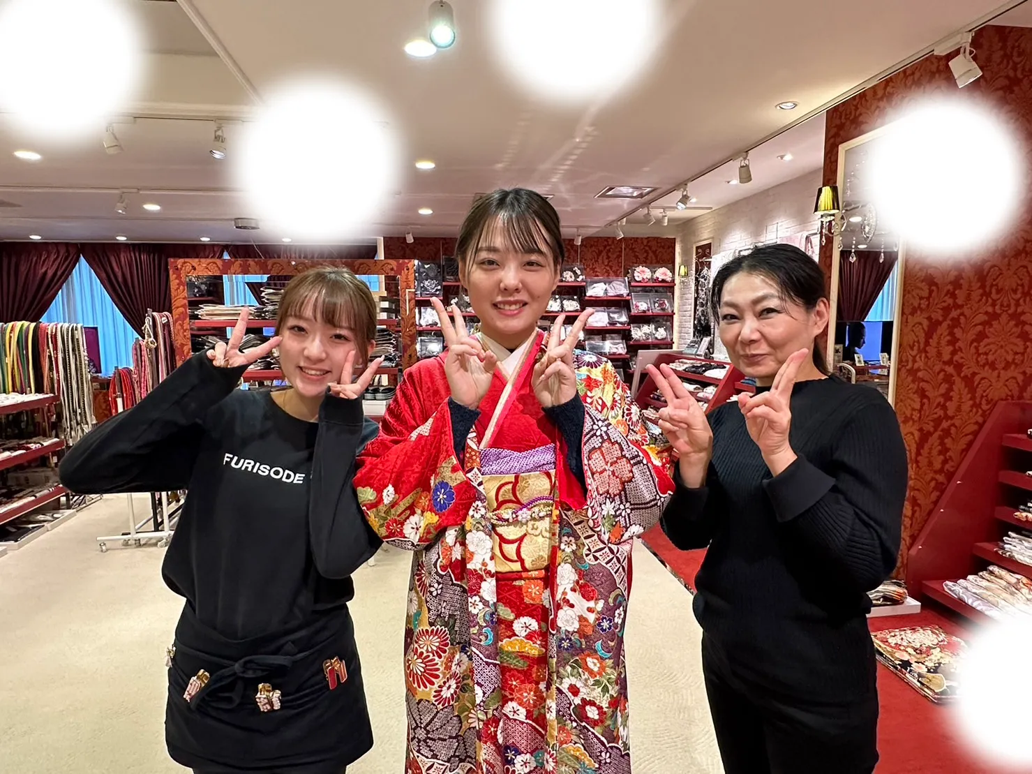 成人式　前撮り　梅田　袴　くすみカラー　かわいい　イマドキ　淡色　古典　タカゼン　撮影