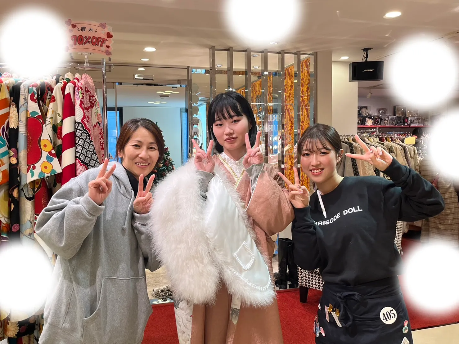 袴　振袖　レンタル　大阪　梅田　安い　かわいい　イマドキ　くすみカラー　レース　オシャレ　派手　被らない　個性的　シンプル　前撮り　ペット可