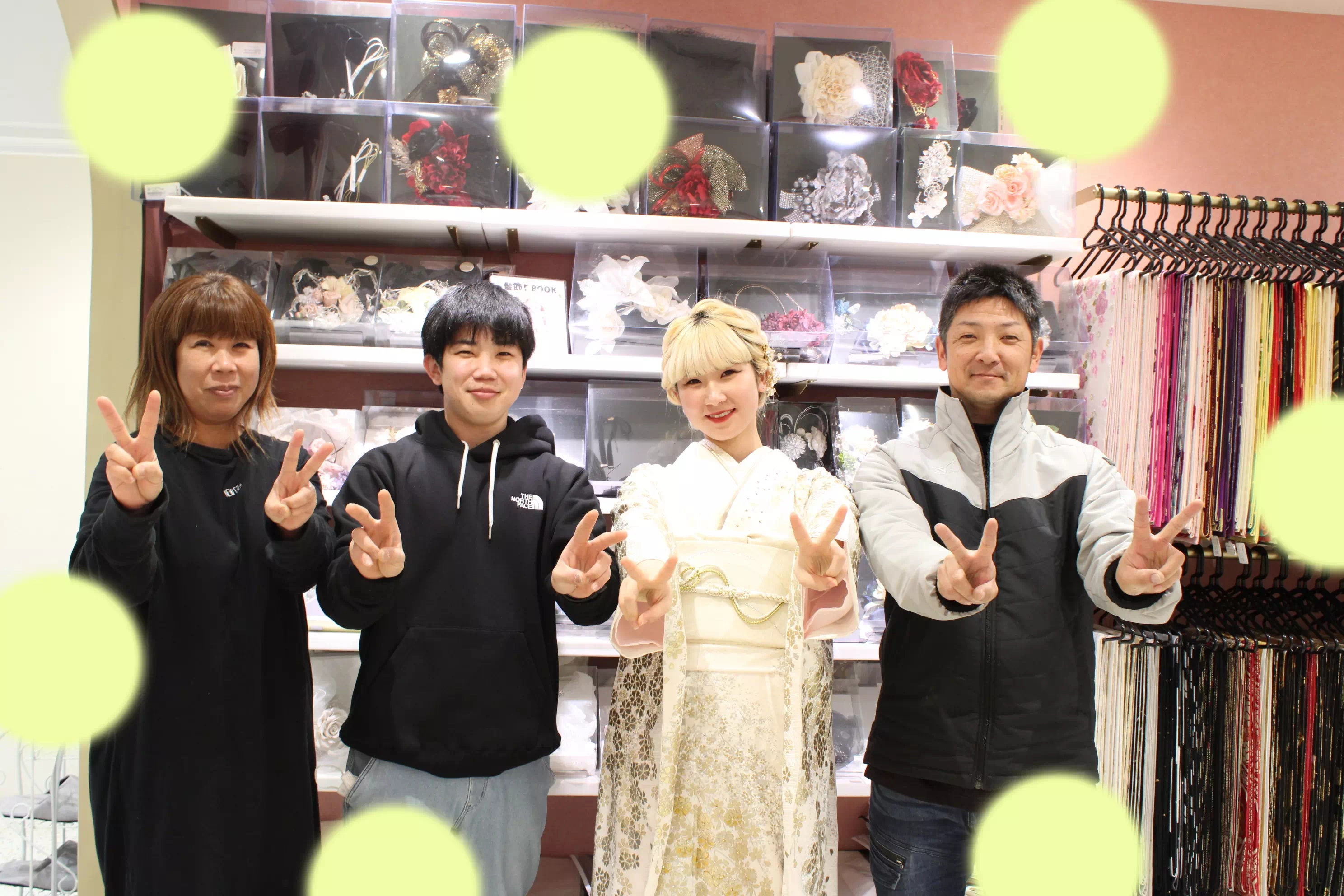 【TAKAZEN姫路店】♡９日　2024年・2025年成人・袴の可愛い姫ちゃんの前撮り撮影会♡