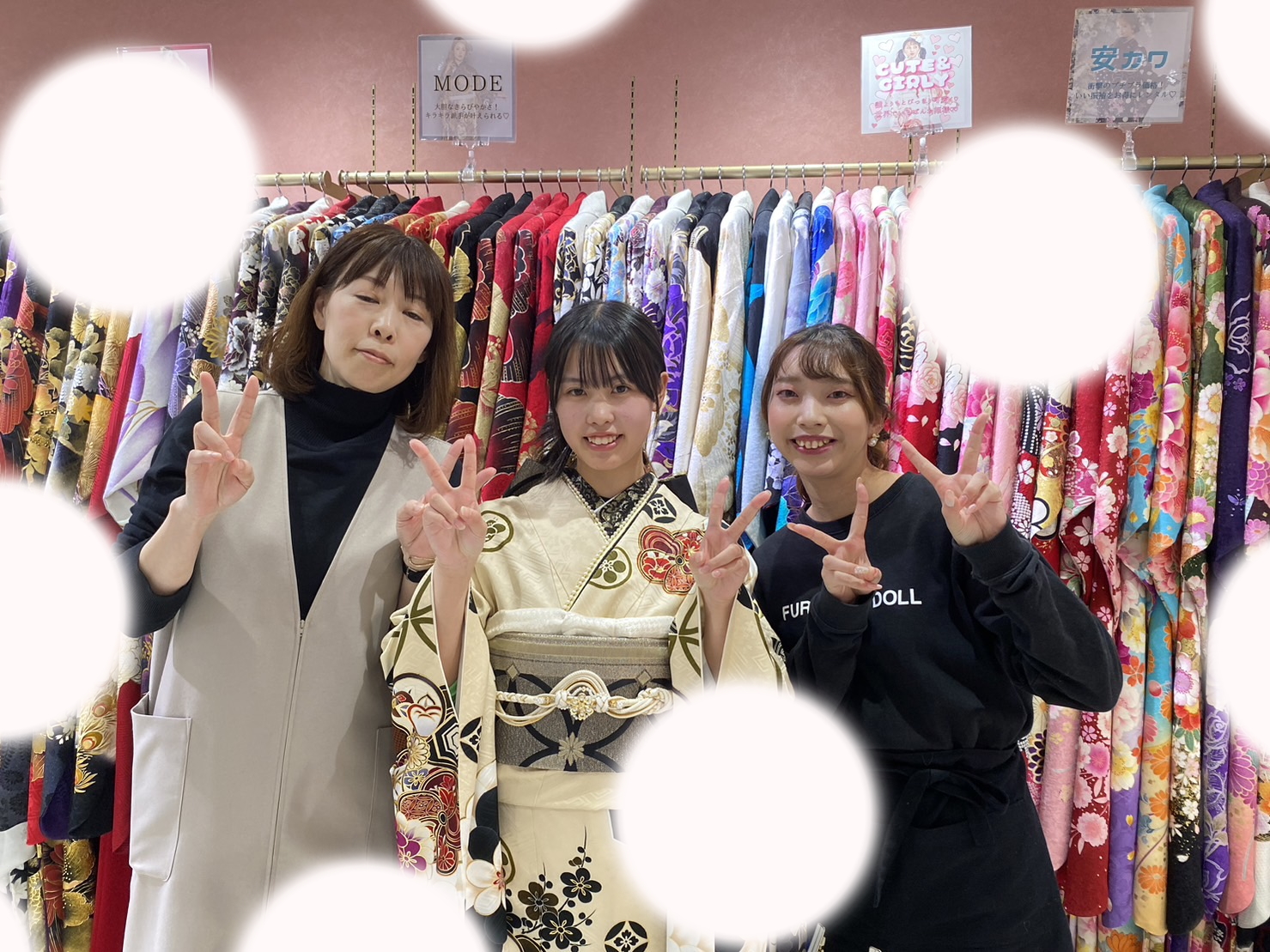 【TAKAZEN姫路店】♡3日 2026年姫路市成人式の大人カワイイ！大人気ベージュ振袖姫ちゃん♡