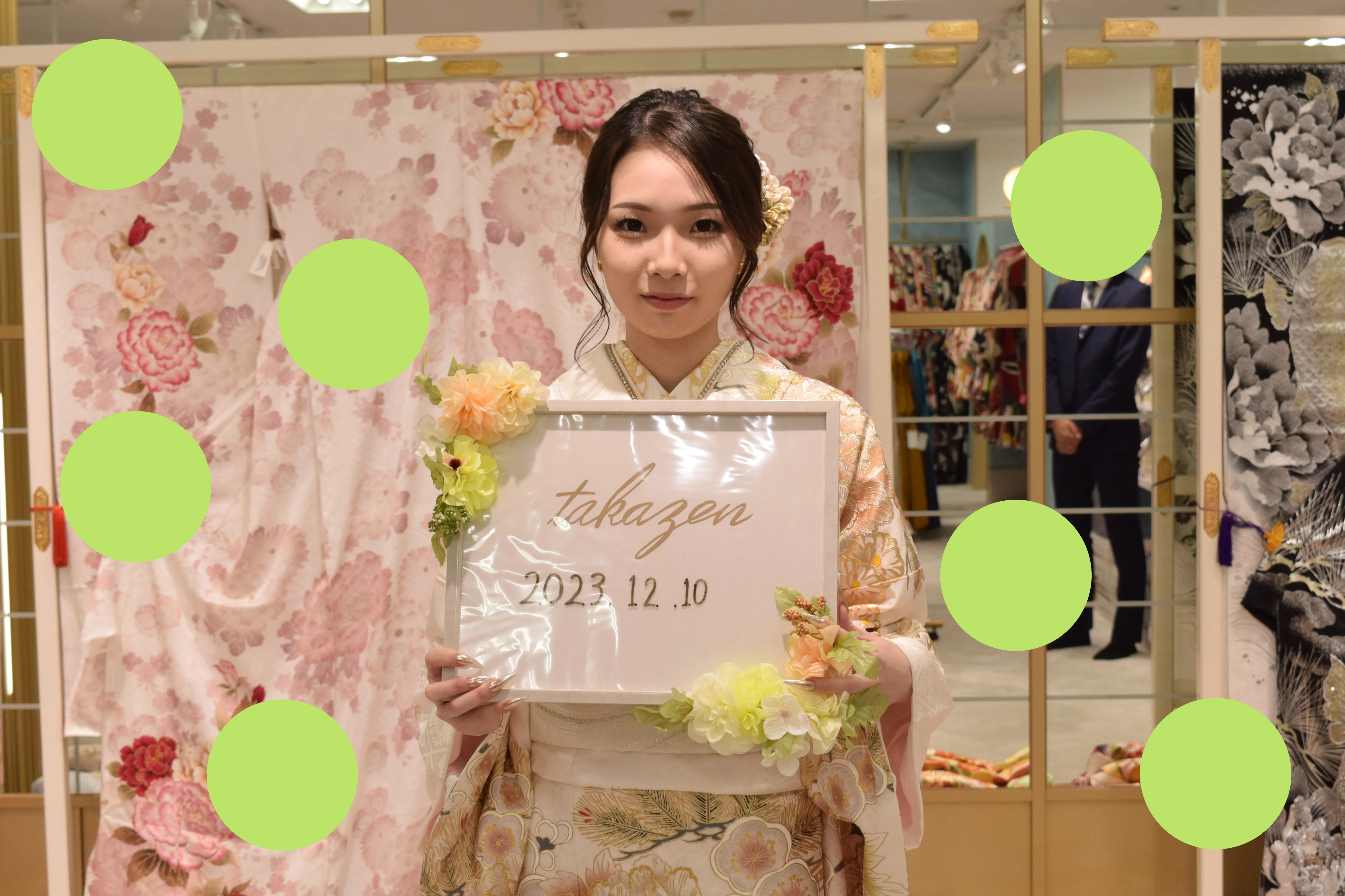 前撮り　振袖　撮影会　古典　白金