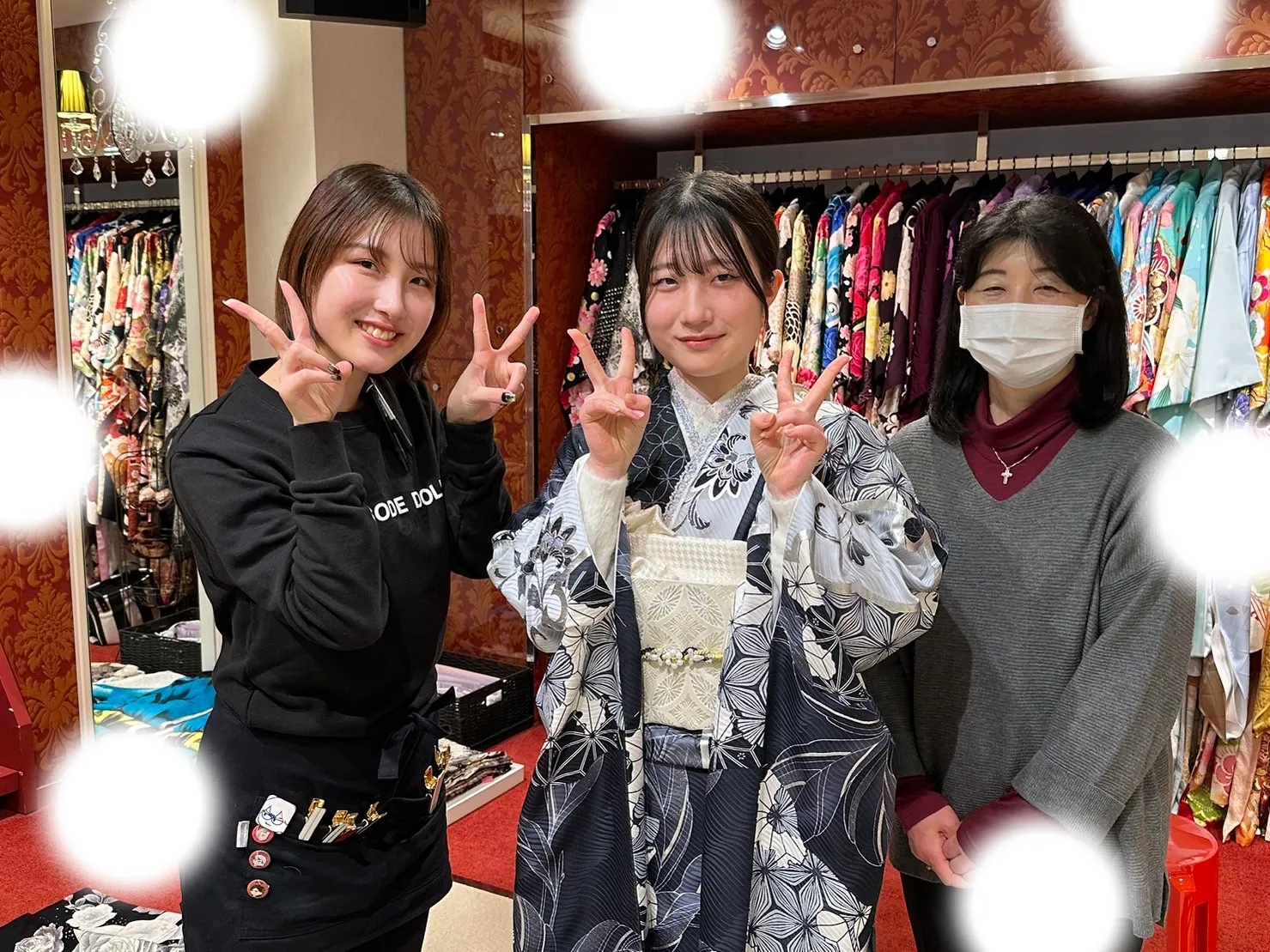 袴レンタル　振袖レンタル　イマドキ　新作　くすみカラー　かわいい　大阪　梅田　古典
