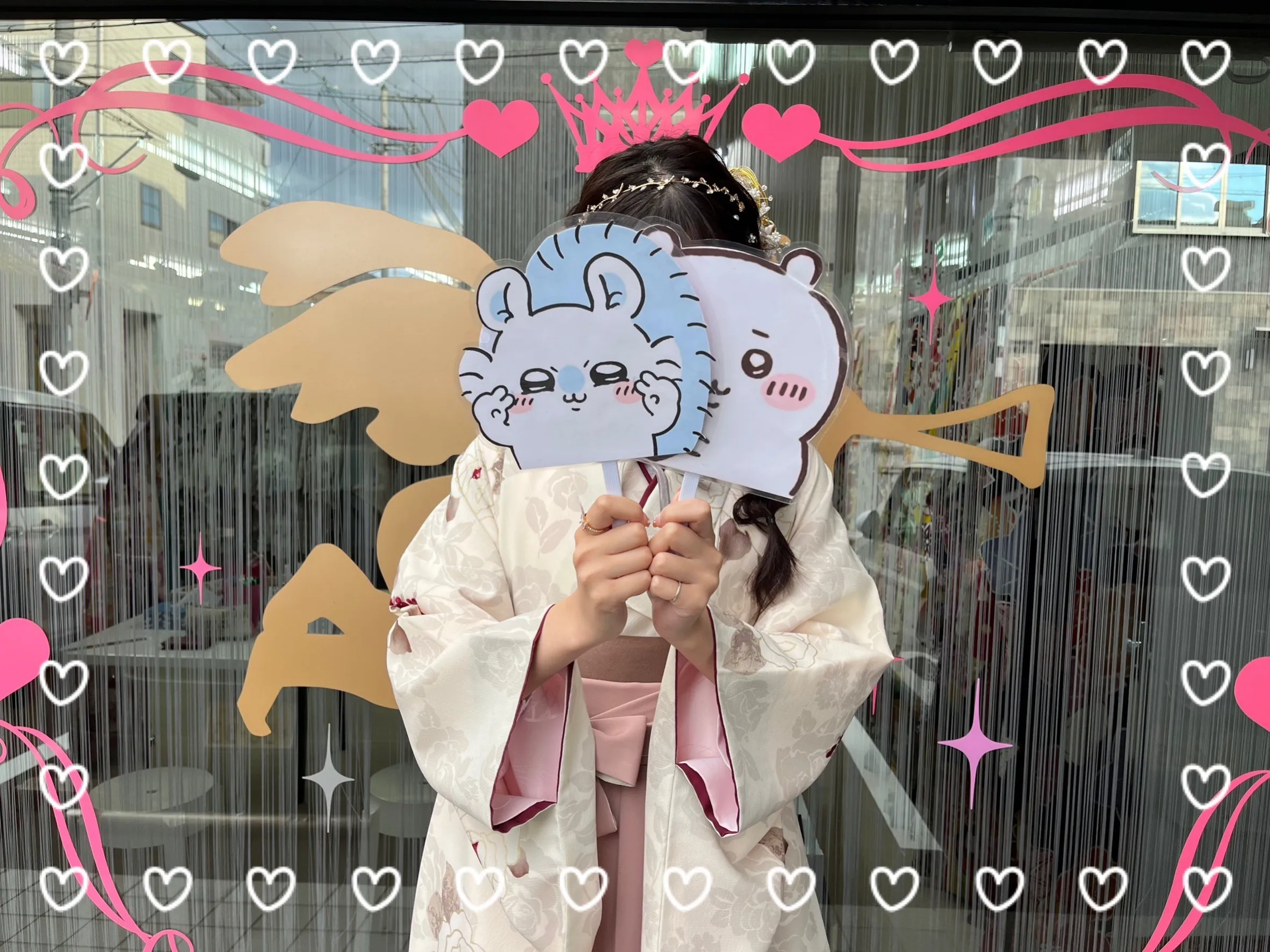 成人式　振袖　前撮り撮影会　ピンク　かわいい