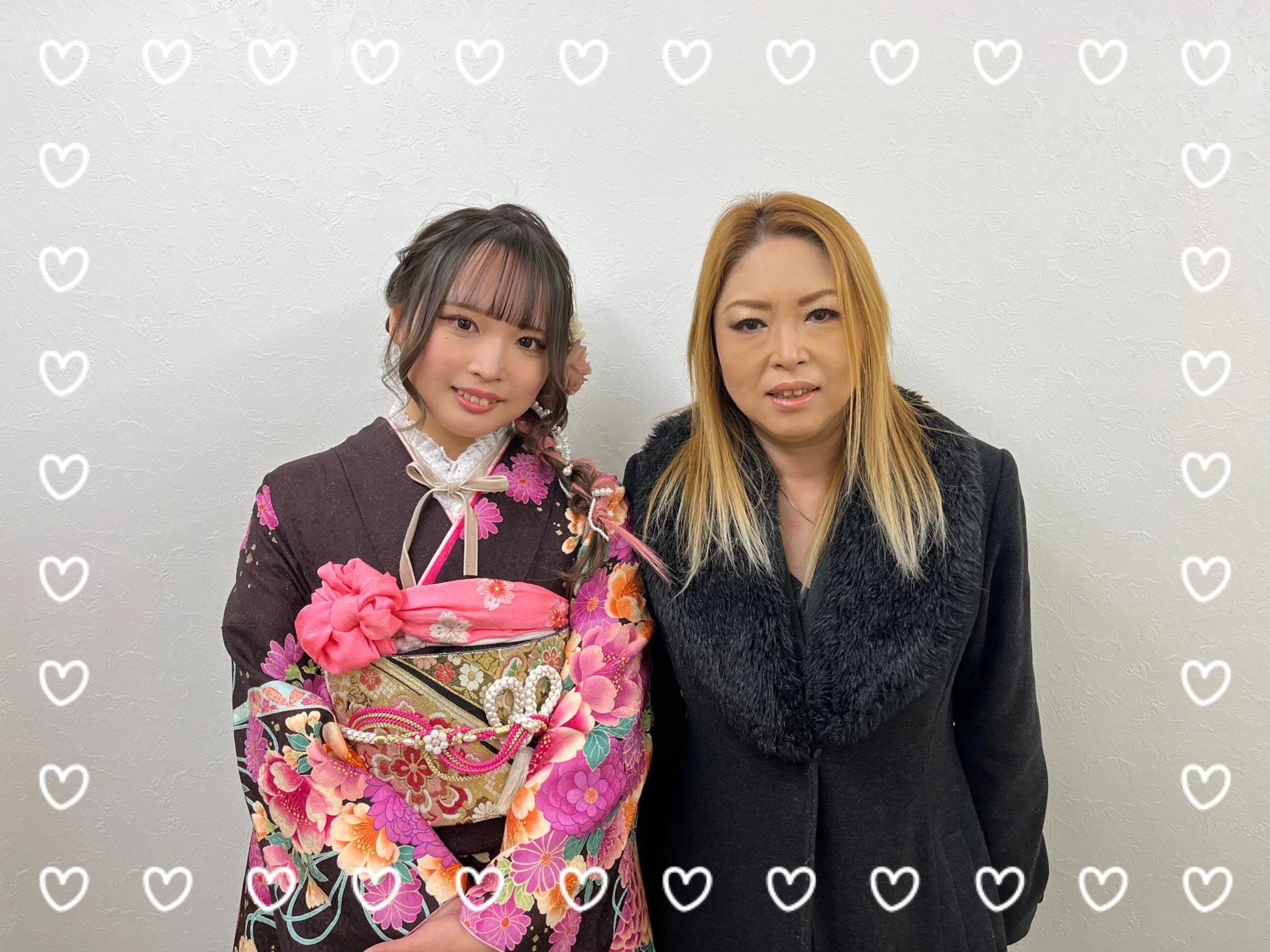 成人式　振袖　前撮り撮影会　可愛い　ピンク