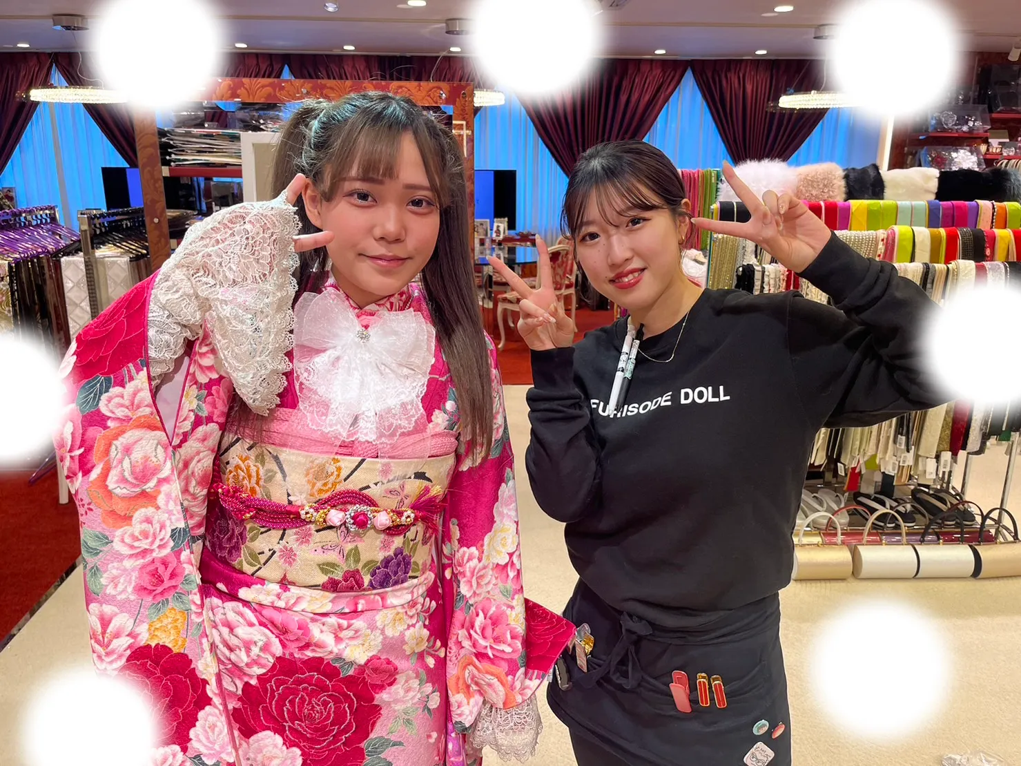 成人式　振袖レンタル　袴レンタル　前撮り　ペット可　振袖安い　かわいい　派手　キラキラ　豪華　大阪　梅田