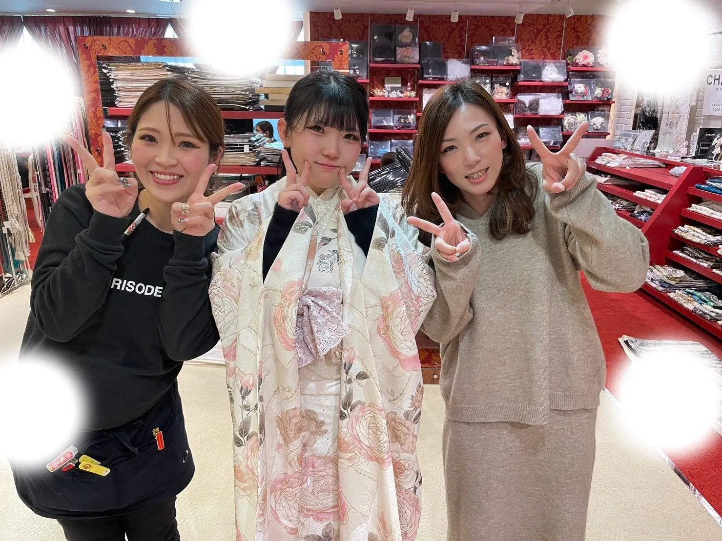成人式　前撮り　梅田　袴　くすみカラー　かわいい　イマドキ　淡色　古典　タカゼン　撮影