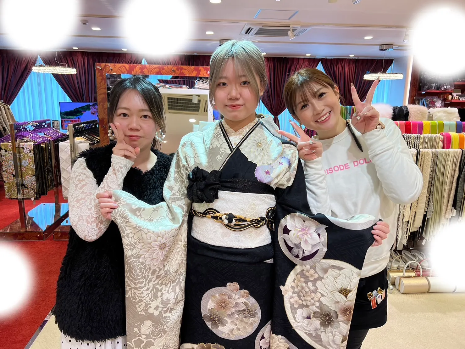 成人式　前撮り　梅田　袴　くすみカラー　かわいい　イマドキ　淡色　古典　タカゼン　撮影