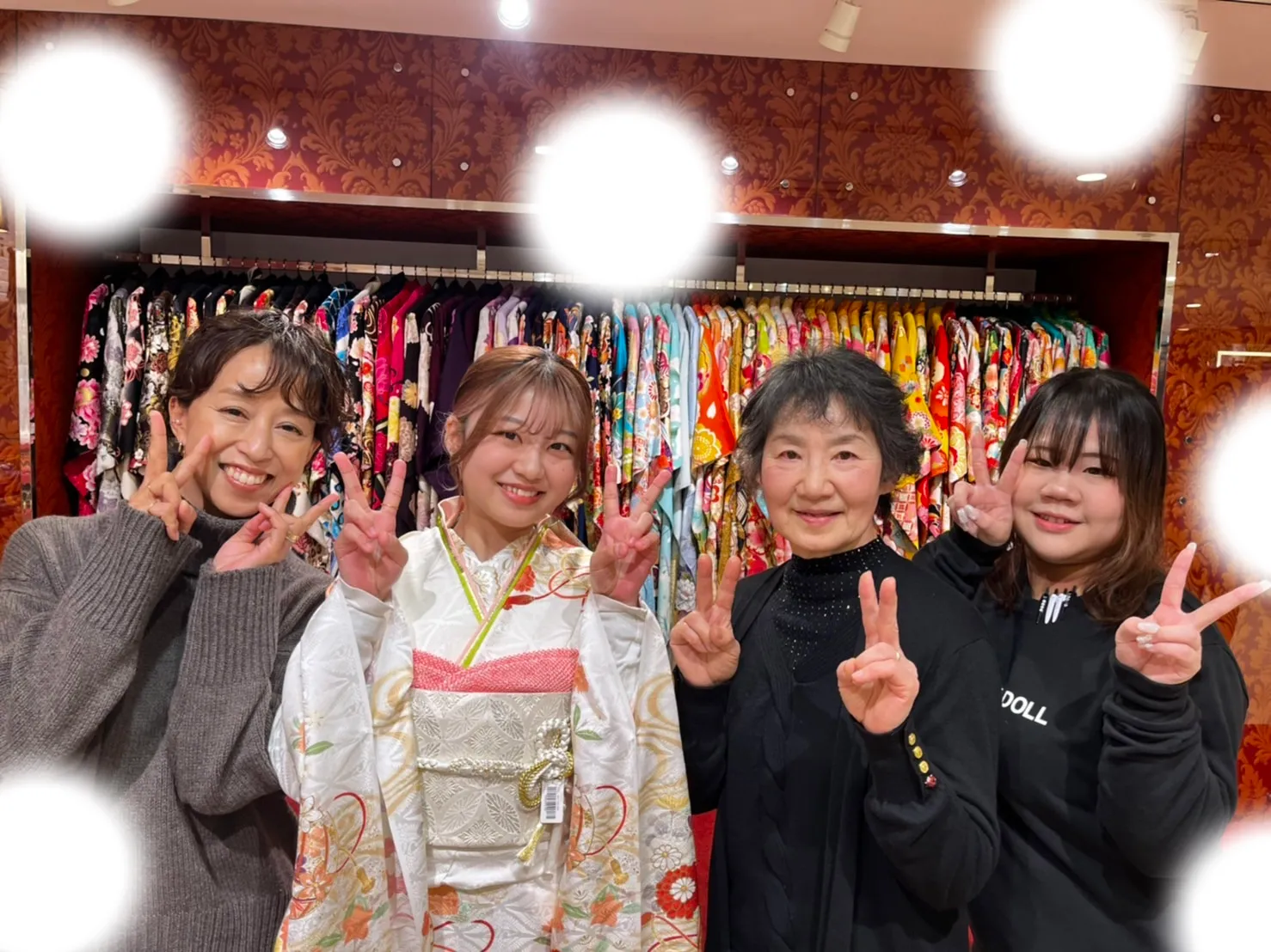 成人式　前撮り　梅田　袴　くすみカラー　かわいい　イマドキ　淡色　古典　タカゼン　撮影