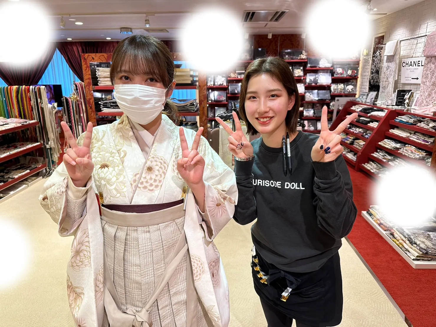 成人式　前撮り　梅田　袴　くすみカラー　かわいい　イマドキ　淡色　古典　タカゼン　撮影