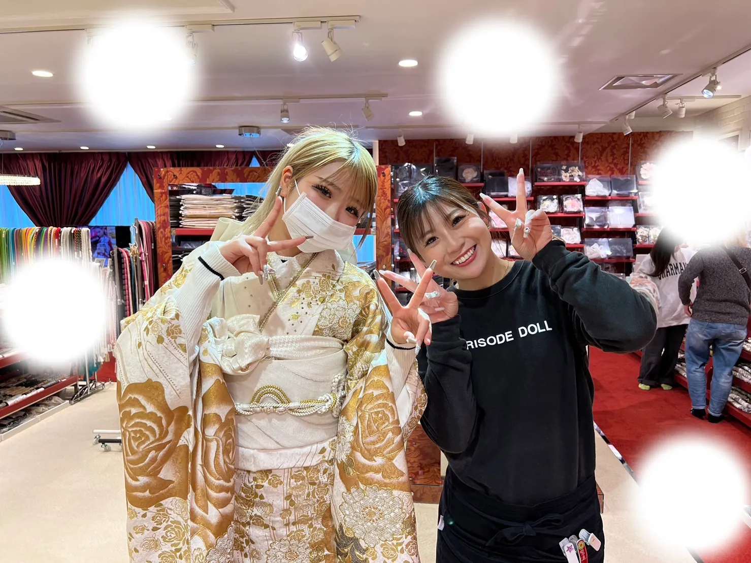 【TAKAZEN梅田本店】♡15日　キラキラでかわいいゴールドのお振袖姫ちゃん♡