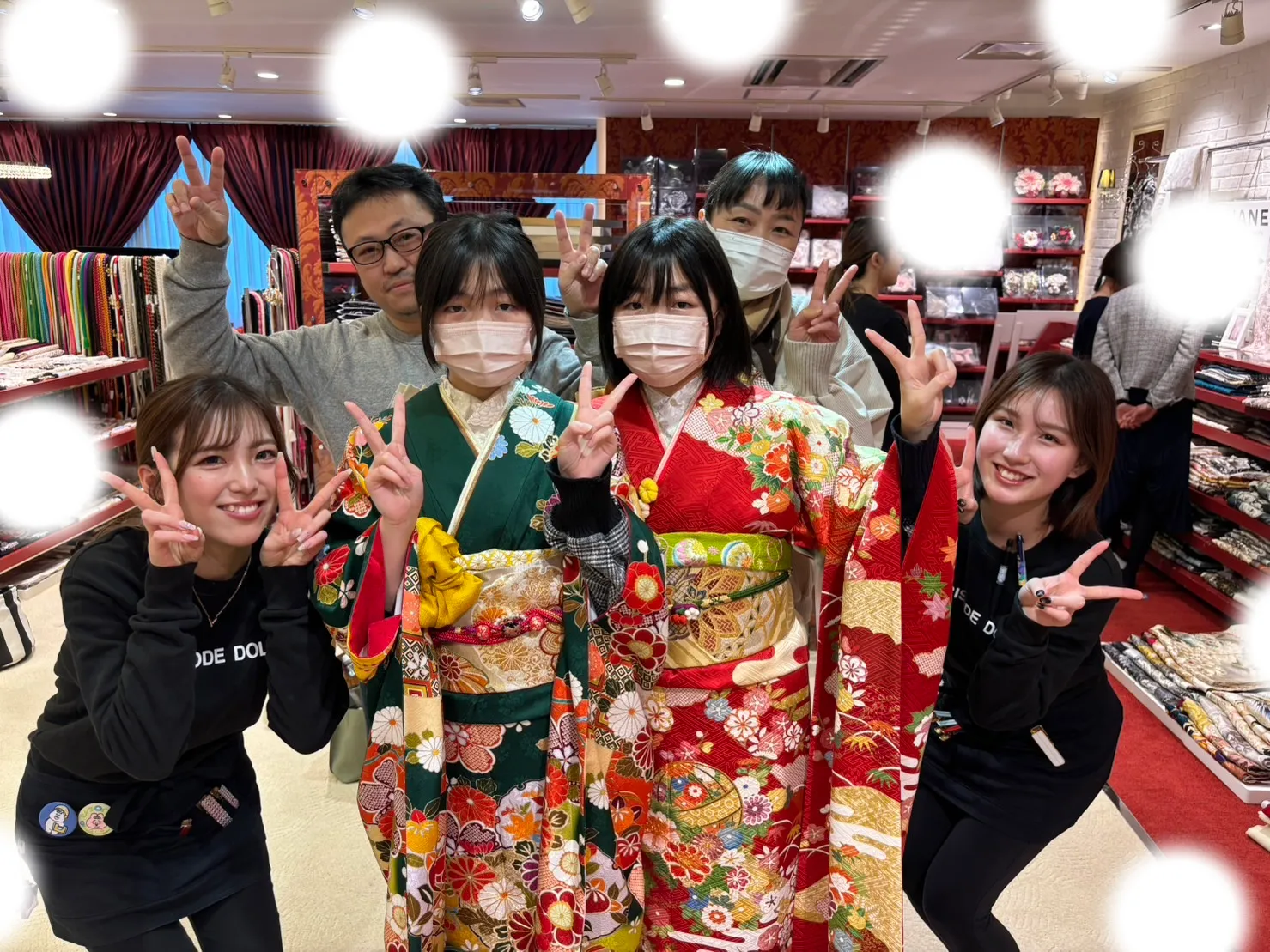 成人式　前撮り　フォトプラン　古典柄　梅田