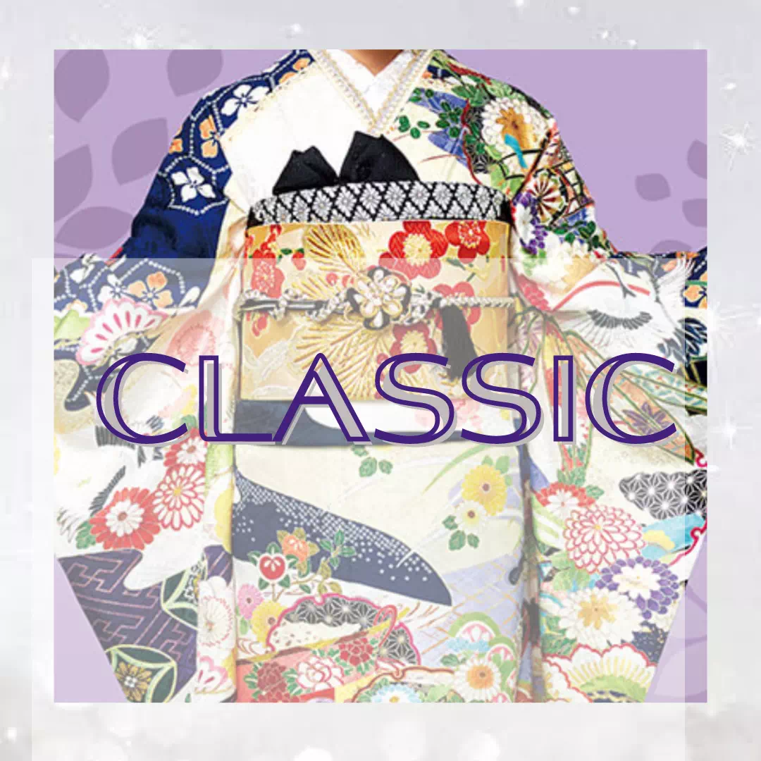 【TAKAZEN姫路店】大人っぽい白×ネイビーが可愛いカラフルで豪華で華やかな正統派古典のお振袖のご紹介♡