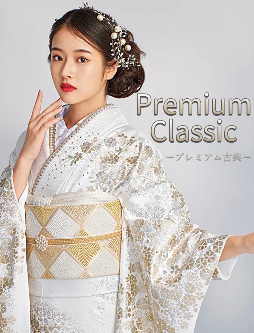 【TAKAZEN姫路店】♡16日　最高級金駒金彩刺繍友禅　白×ゴールドのキラキラの可愛い老舗メーカー関芳の振袖の紹介♡