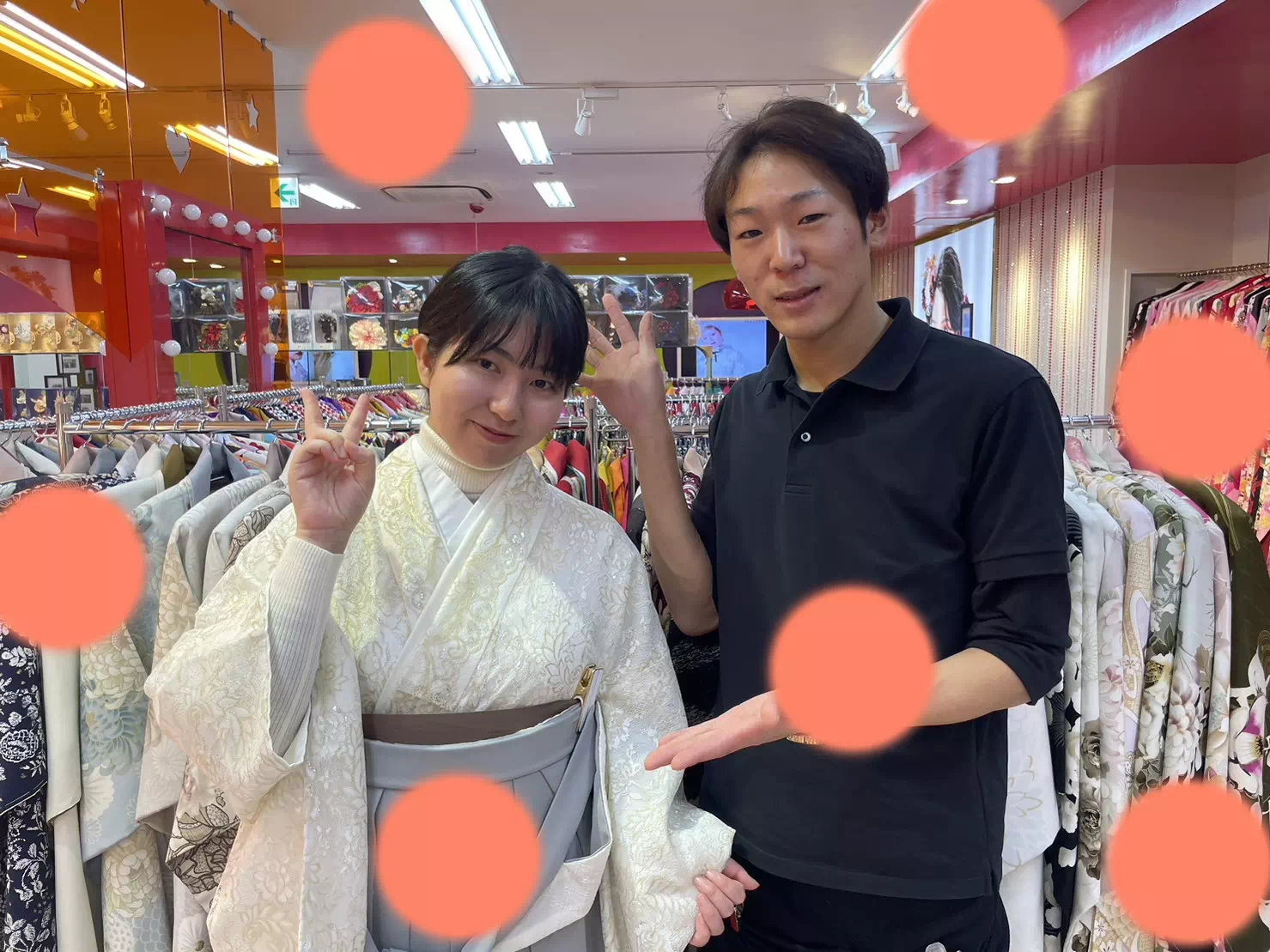 TAKAZEN神戸店　前撮り撮影会　イマドキ　カワイイ　コディネート　振袖　レンタル　袴　