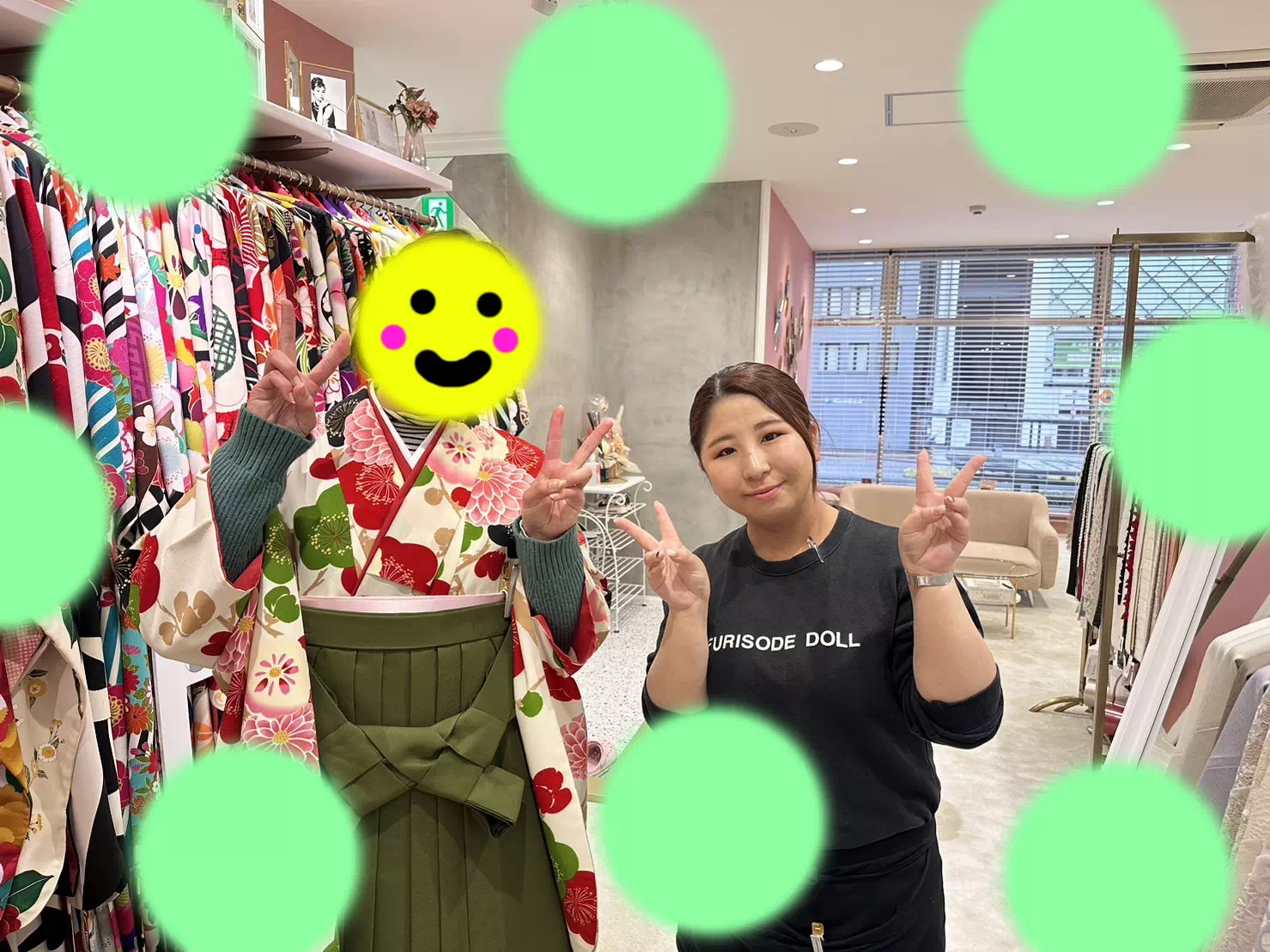 TAKAZEN姫路店　姫路市　成人式　卒業式　袴　振袖　レトロ