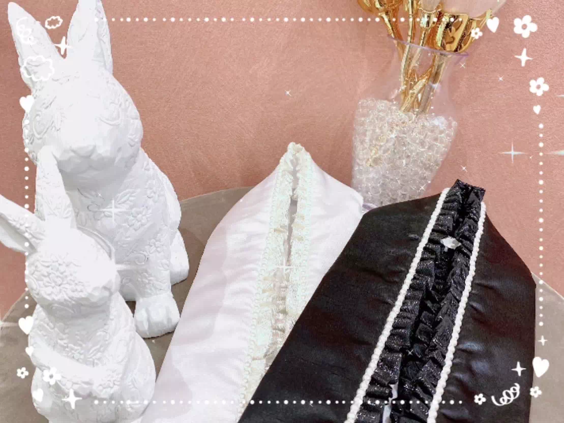 【TAKAZEN姫路店】☆最新作！！フリル＆パールの可愛い白黒の重ね衿のご紹介☆
