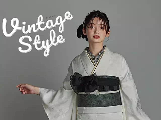 【TAKAZEN姫路店】♡6日　個性的なお振袖をお探しの方必見！！白×黒のお洒落なお振袖のご紹介♡