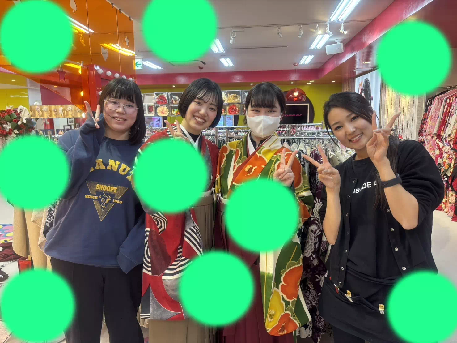 TAKAZEN神戸店　かわいい　安い　被らない　間に合う　振袖レンタル