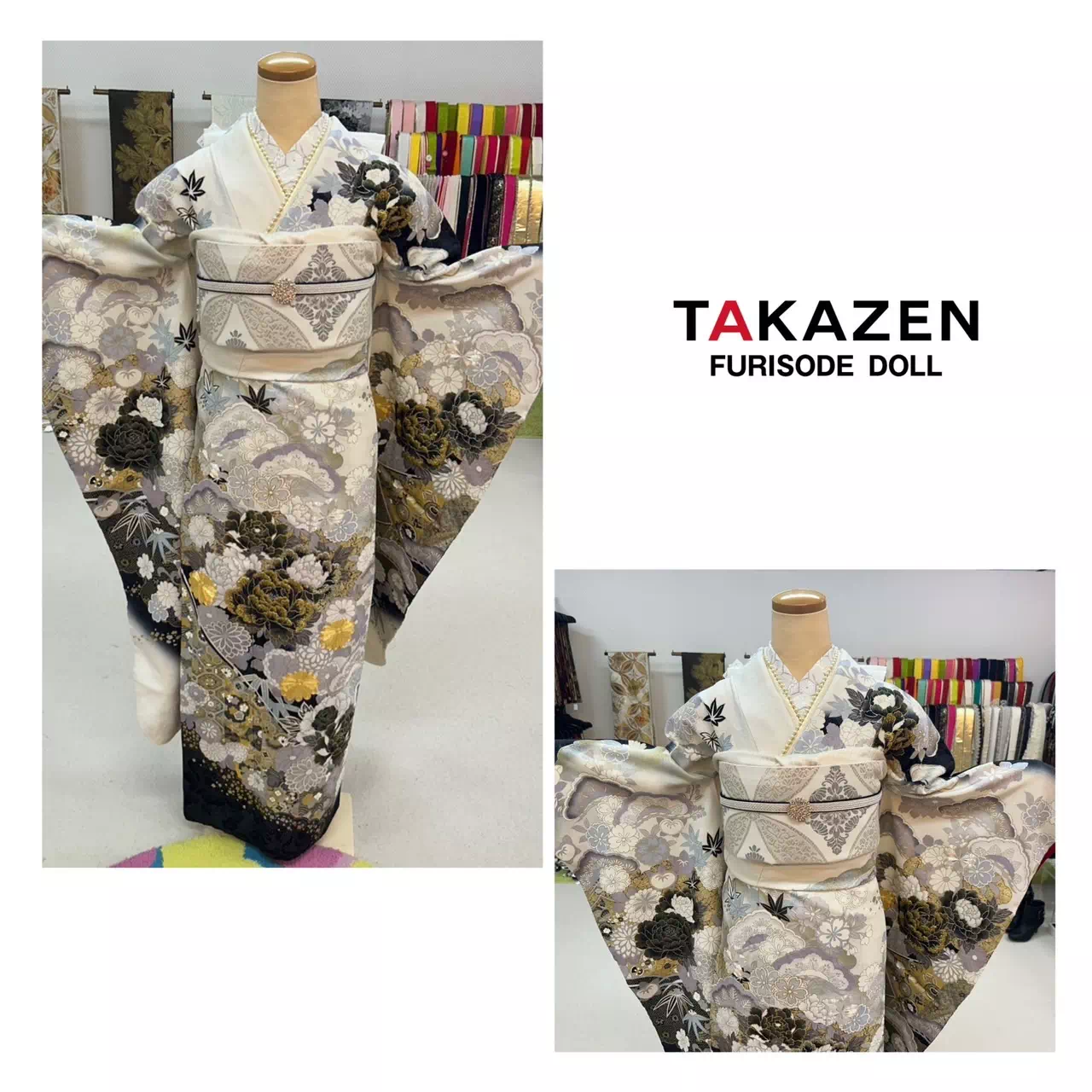 TAKAZEN神戸店　前撮り撮影会　イマドキ　カワイイ　コディネート　振袖　レンタル　袴　