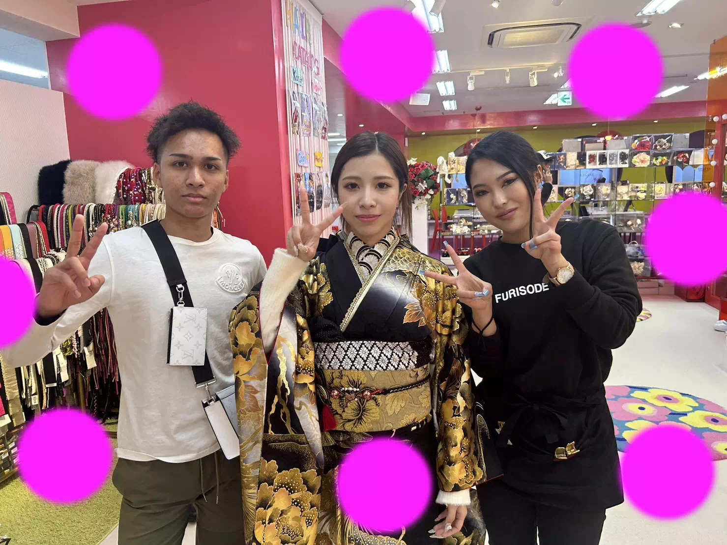 TAKAZEN神戸店　前撮り撮影会　イマドキ　カワイイ　コディネート　振袖　レンタル　袴　