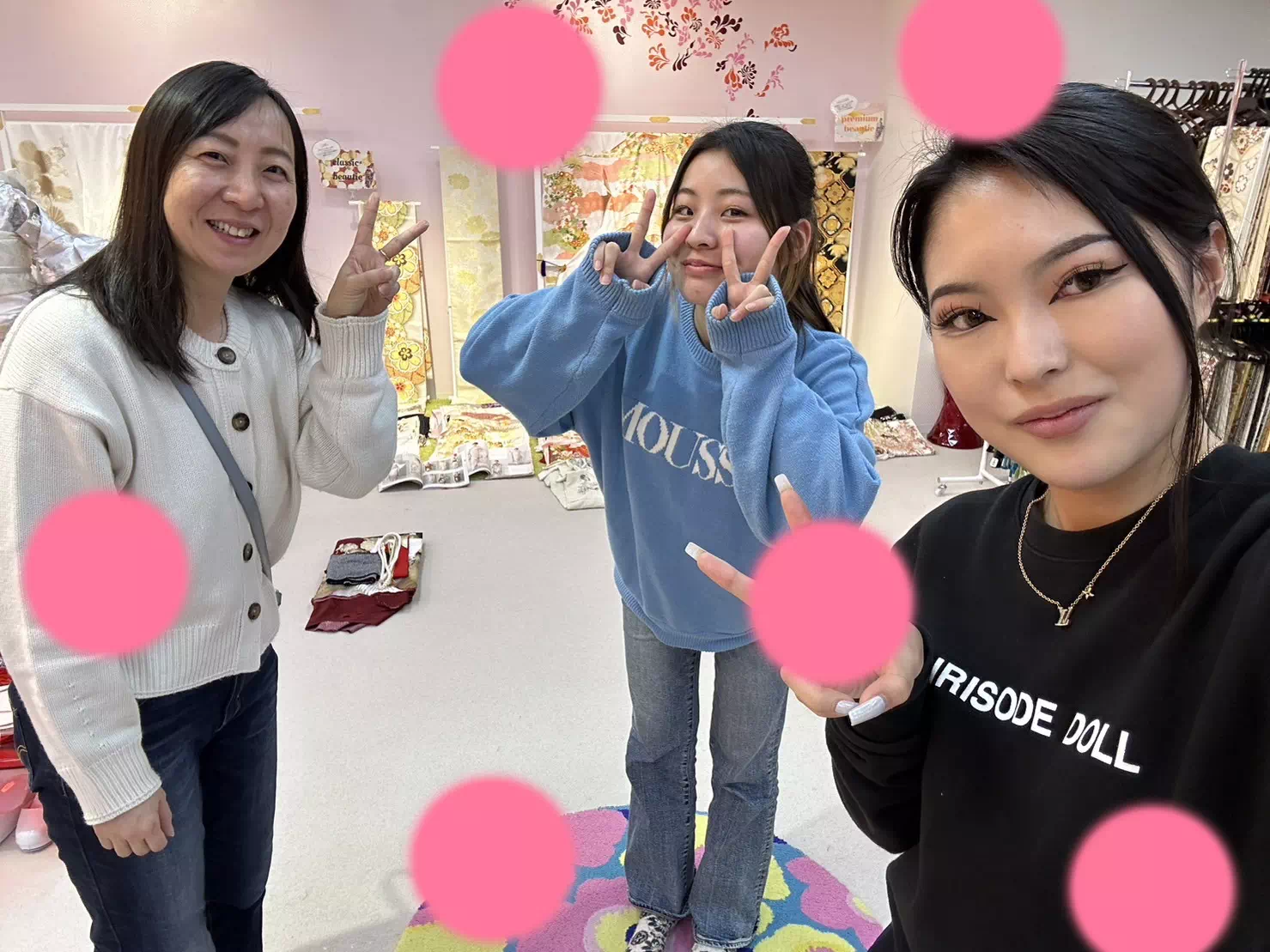 TAKAZEN神戸店　前撮り撮影会　イマドキ　カワイイ　コディネート　振袖　レンタル　袴　