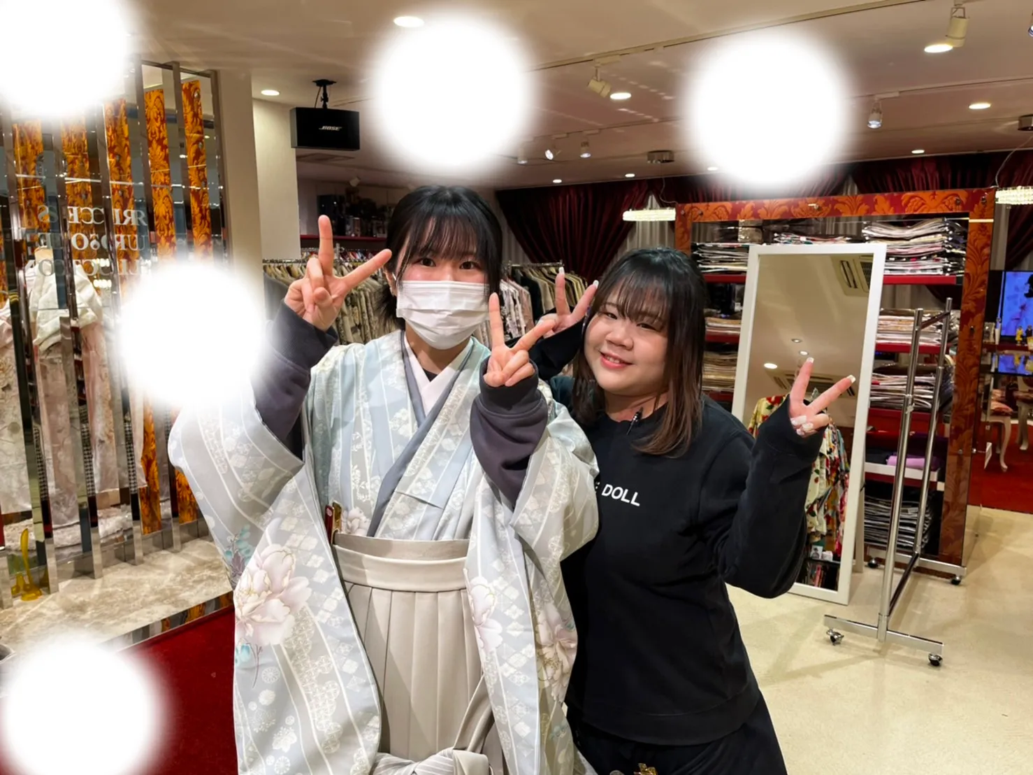 袴レンタル　振袖レンタル　くすみ　キラキラ　かわいい　梅田　大阪　安い　イマドキ　古典　くすみカラー　前撮り　ヴィンテージ　渋い