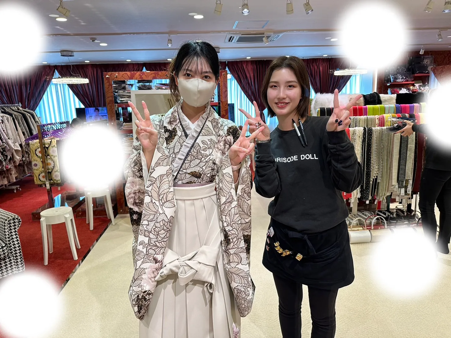 袴レンタル　振袖レンタル　くすみ　キラキラ　かわいい　梅田　大阪　安い　イマドキ　古典　くすみカラー　前撮り　ヴィンテージ　渋い
