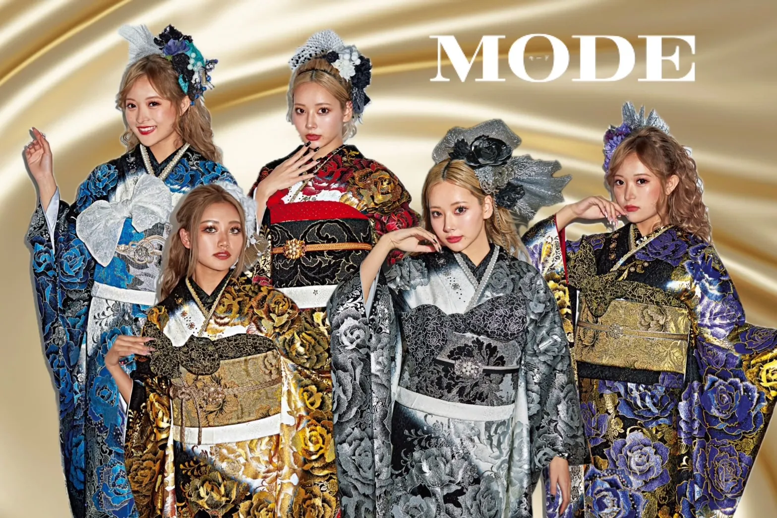 【TAKAZEN心斎橋店】27日　2025・2026年成人必見☆モードなキラキラスワロフスキー付きバラ柄振袖のご紹介♡