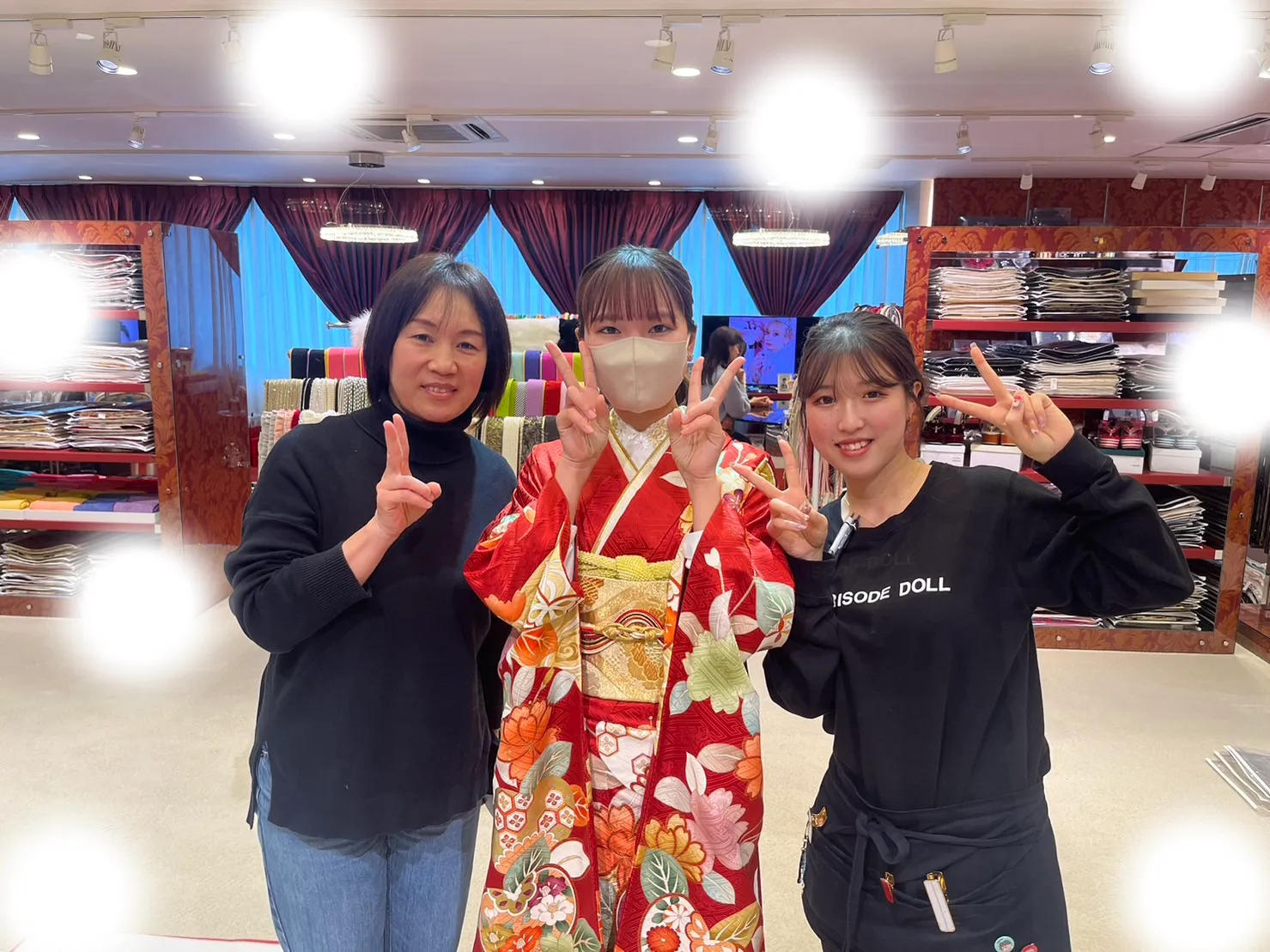 タカゼン　梅田　大阪　振袖レンタル　くすみカラー　古典　オシャレ　かわいい　イマドキ　安い