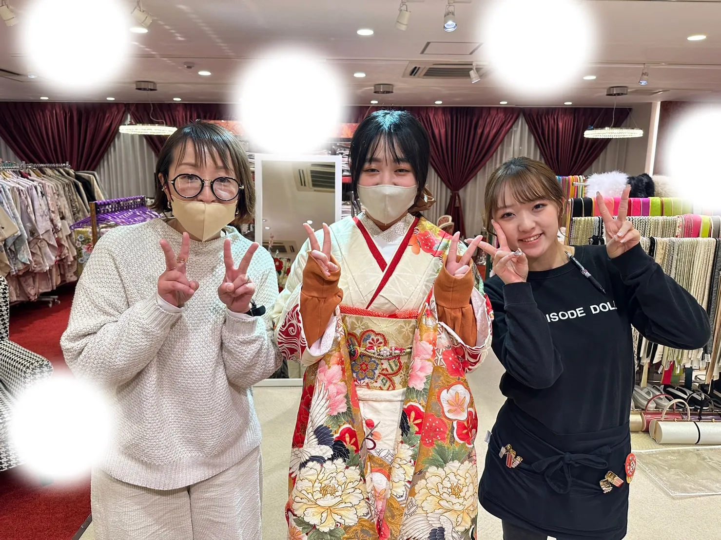 袴レンタル　振袖レンタル　くすみ　キラキラ　かわいい　梅田　大阪　安い　イマドキ　古典　くすみカラー　前撮り　ヴィンテージ　渋い