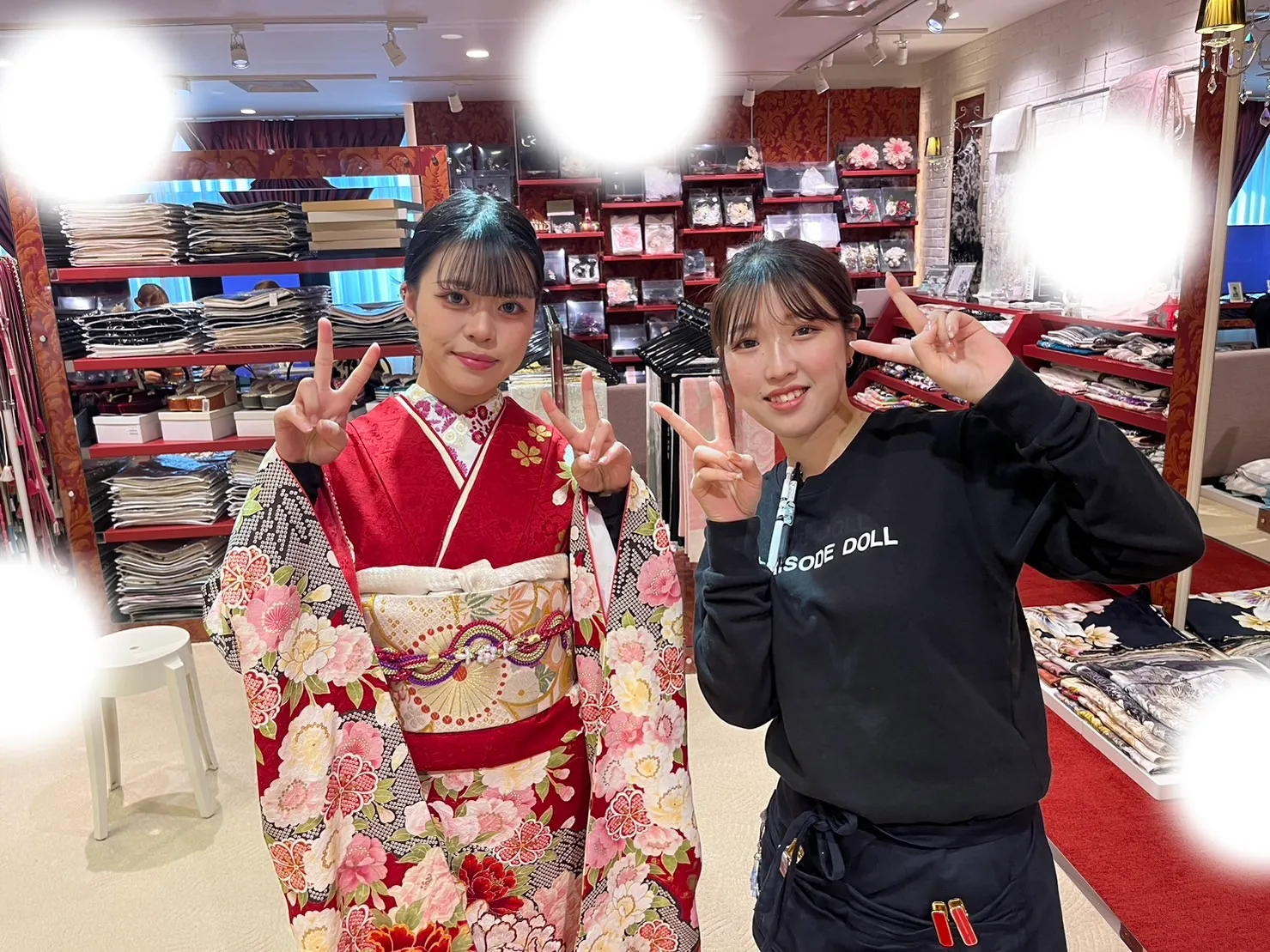 袴レンタル　振袖レンタル　くすみ　キラキラ　かわいい　梅田　大阪　安い　イマドキ　古典　くすみカラー　前撮り　ヴィンテージ　渋い