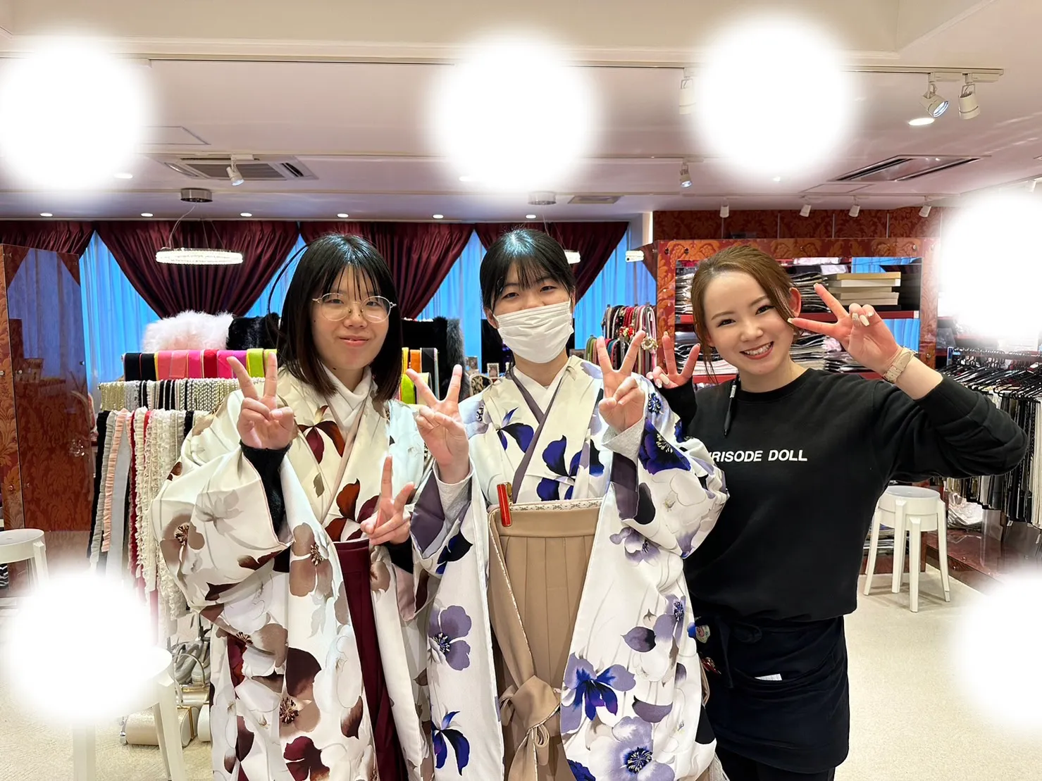 袴レンタル　振袖レンタル　くすみ　キラキラ　かわいい　梅田　大阪　安い　イマドキ　古典　くすみカラー　前撮り　ヴィンテージ　渋い